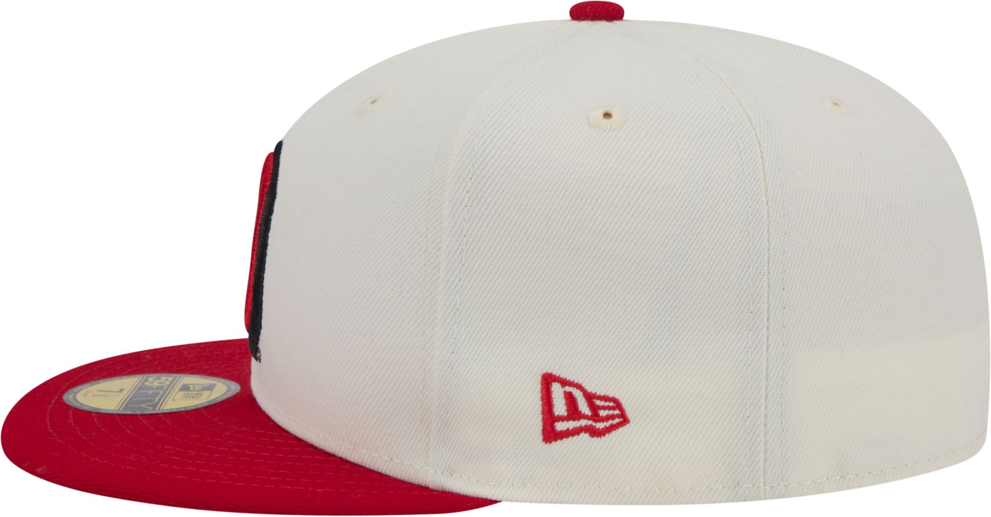 New Era Men's Ohio State Buckeyes White 59Fifty Fitted Hat product image