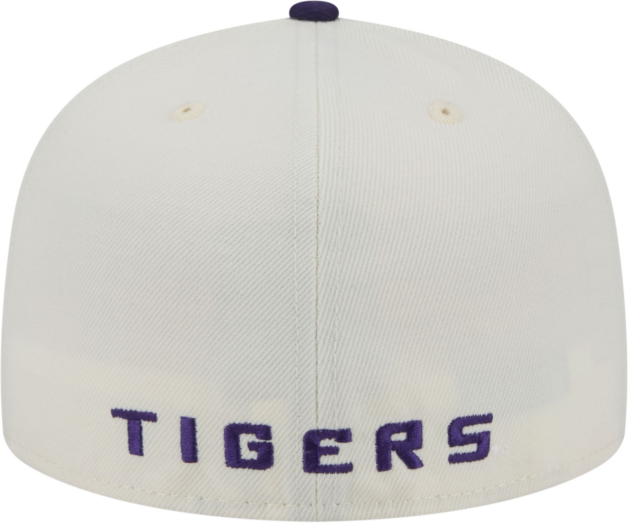 New Era Men's LSU Tigers White 59Fifty Fitted Hat product image