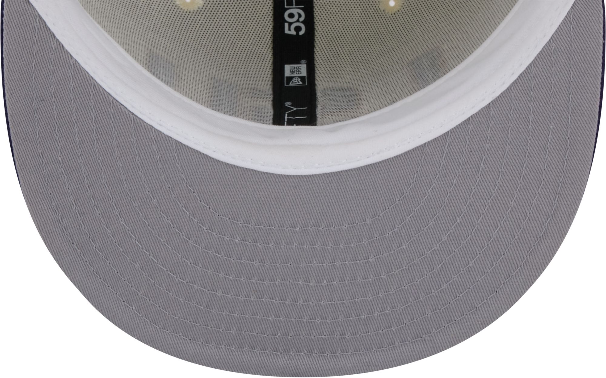 New Era Men's LSU Tigers White 59Fifty Fitted Hat product image