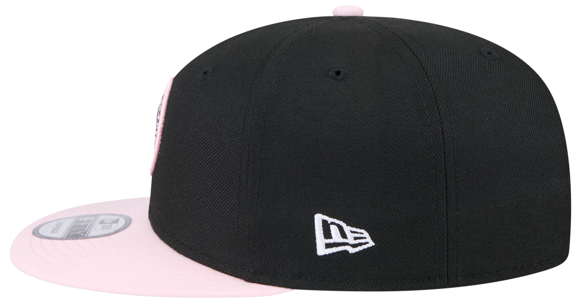 New Era Adult Inter Miami CF Black Logo 9Fifty Adjustable Hat product image
