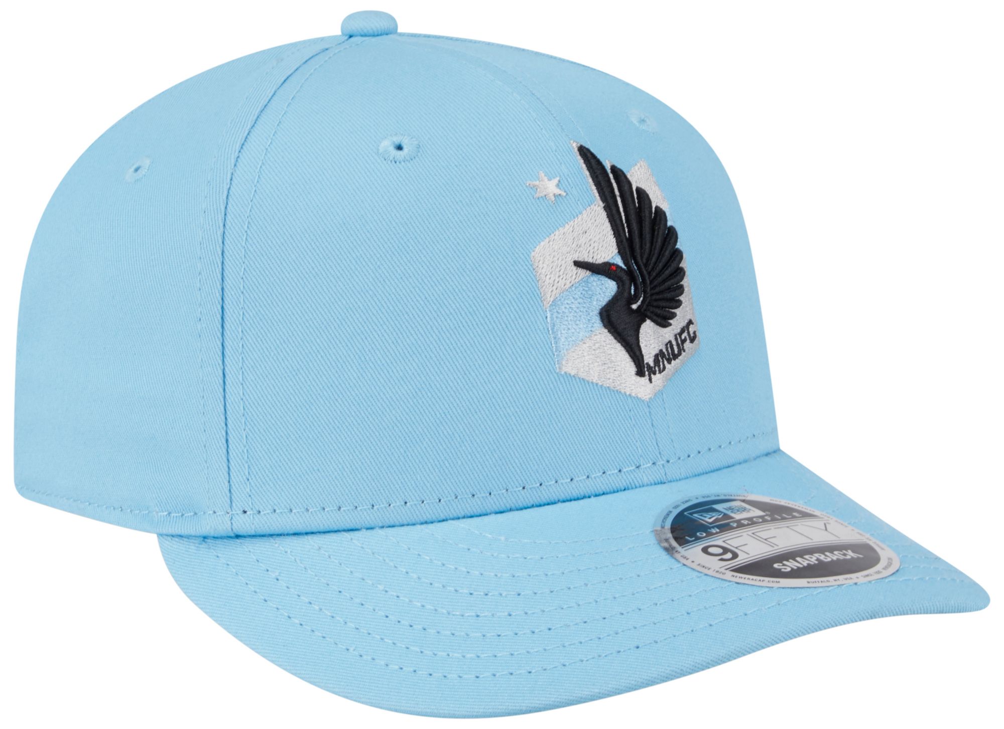 New Era Adult Minnesota United FC 9Fifty 2024 Logo Light Blue Adjustable Hat product image