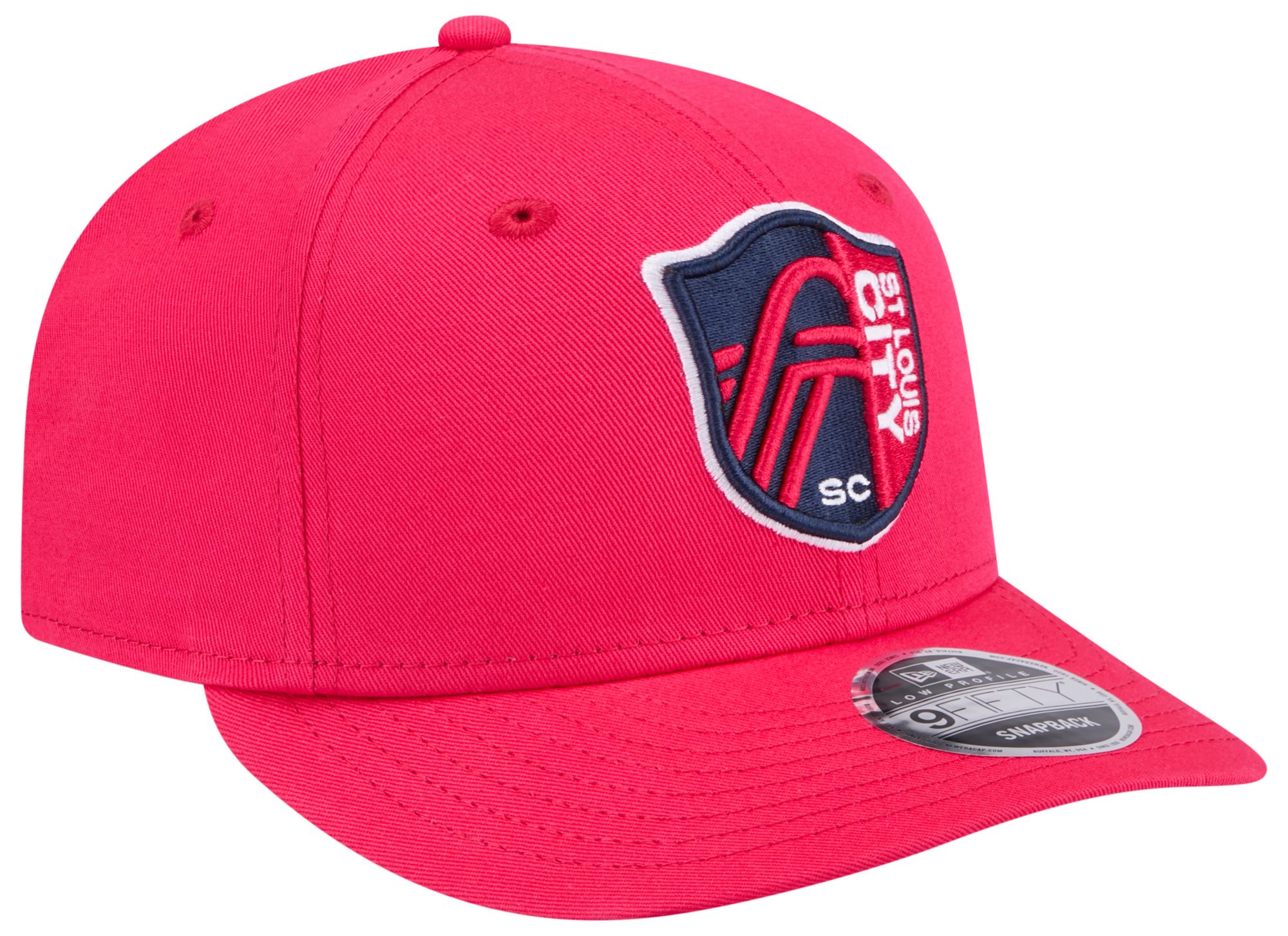 New Era Adult St. Louis City SC Core Logo 9Fifty Red Low Profile Fitted Hat product image