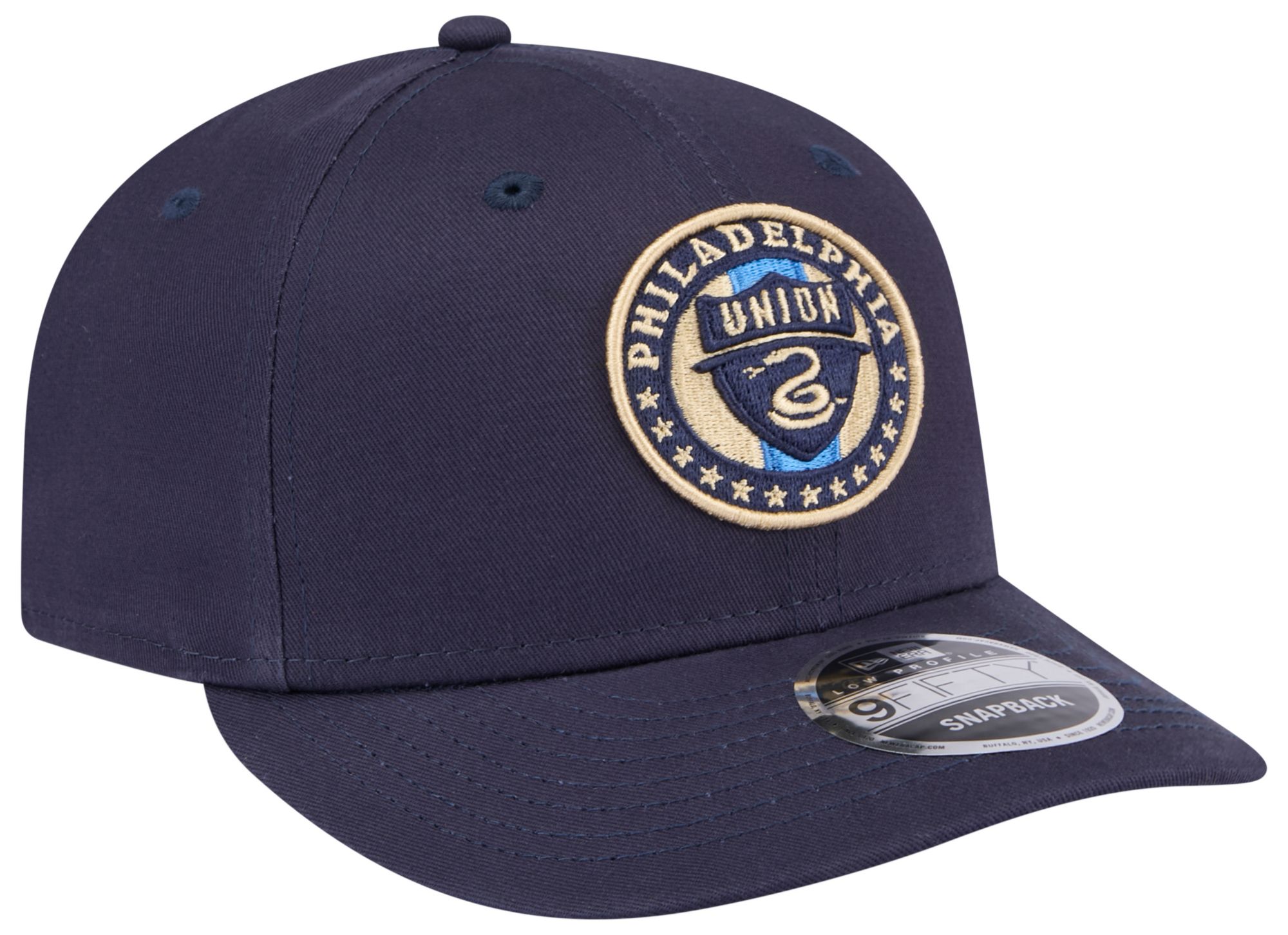 New Era Adult Philadelphia Union Core Logo 9Fifty Navy Low Profile Fitted Hat product image