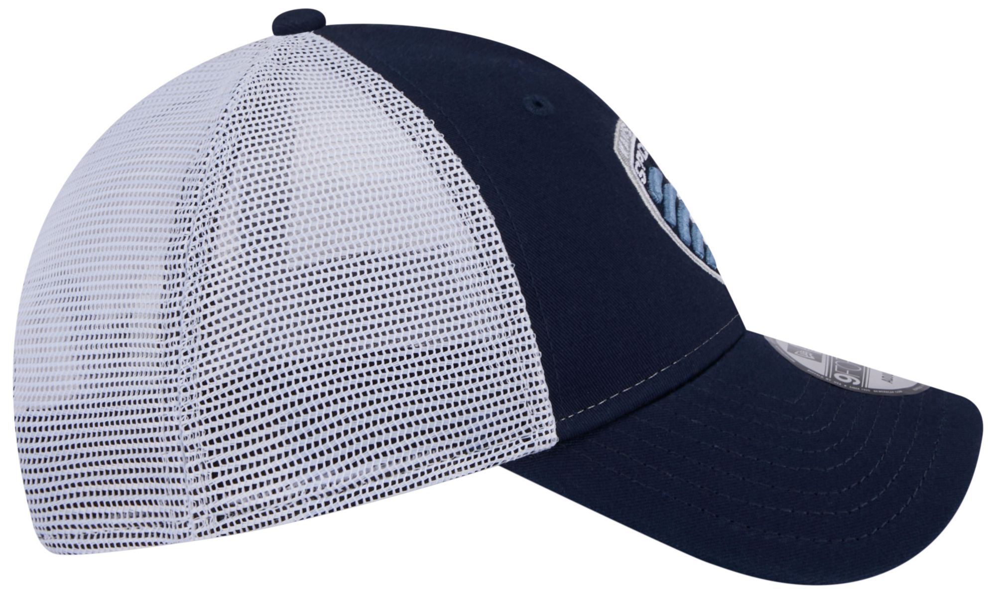New Era Adult Sporting Kansas City Dark Blue Logo Trucker 9Forty Adjustable Hat product image