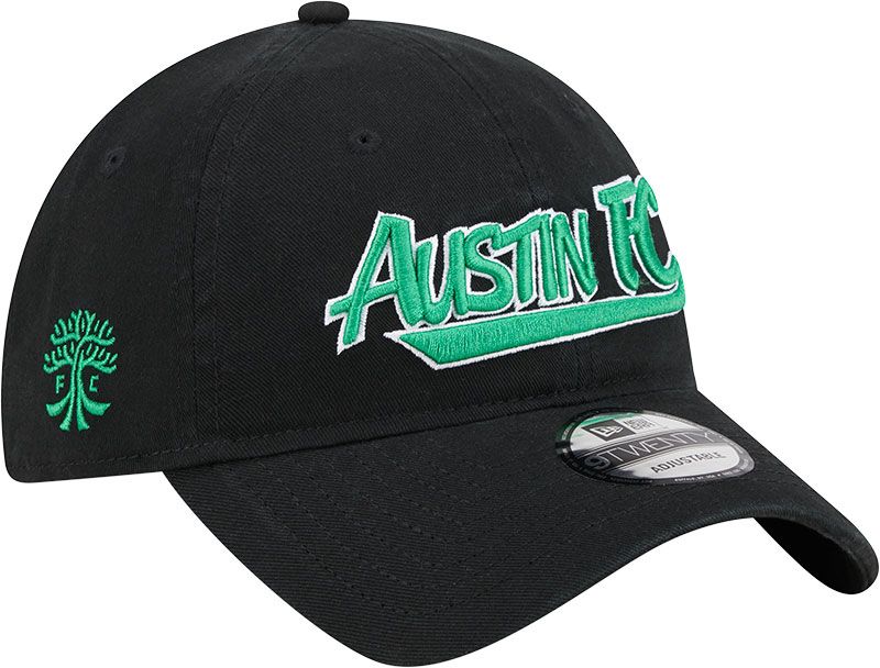 New Era Adult Austin FC 9Twenty Throwback Black Adjustable Hat product image