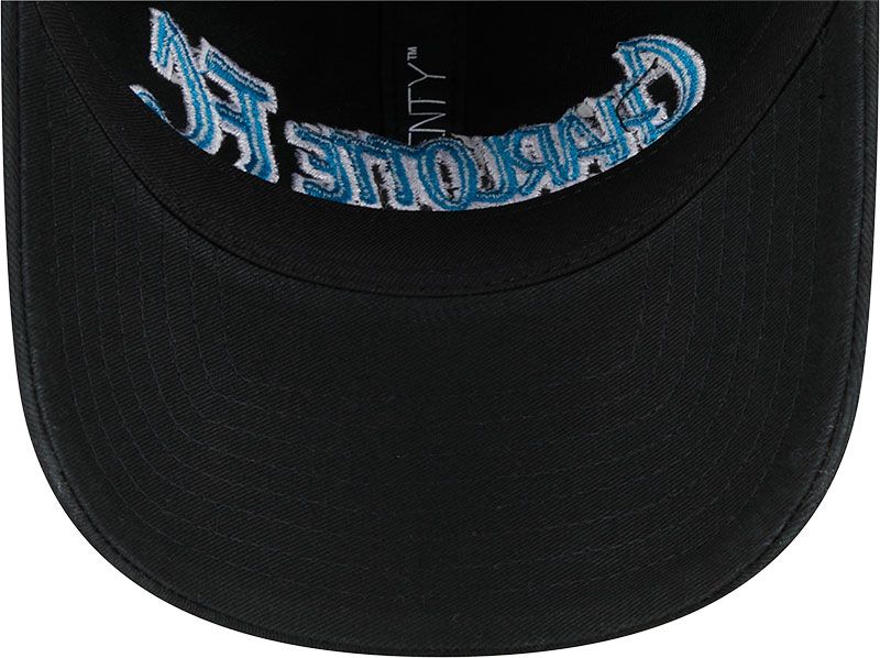 New Era Adult Charlotte FC 9Twenty Throwback Black Adjustable Hat product image