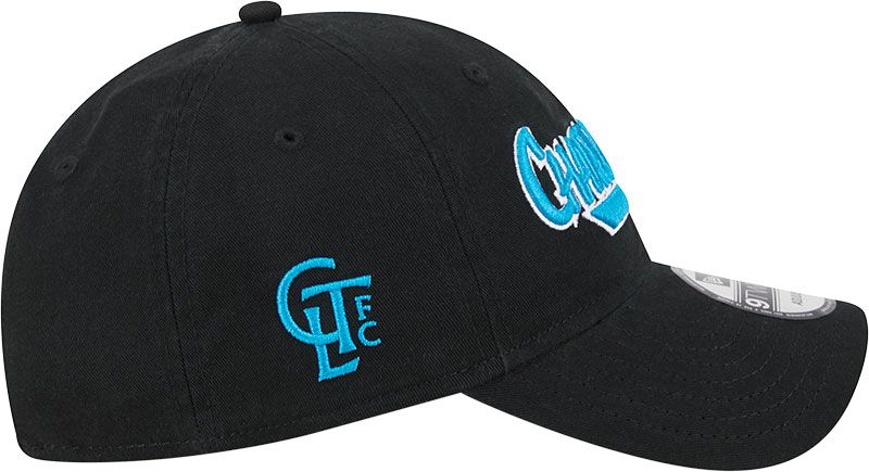 New Era Adult Charlotte FC 9Twenty Throwback Black Adjustable Hat product image