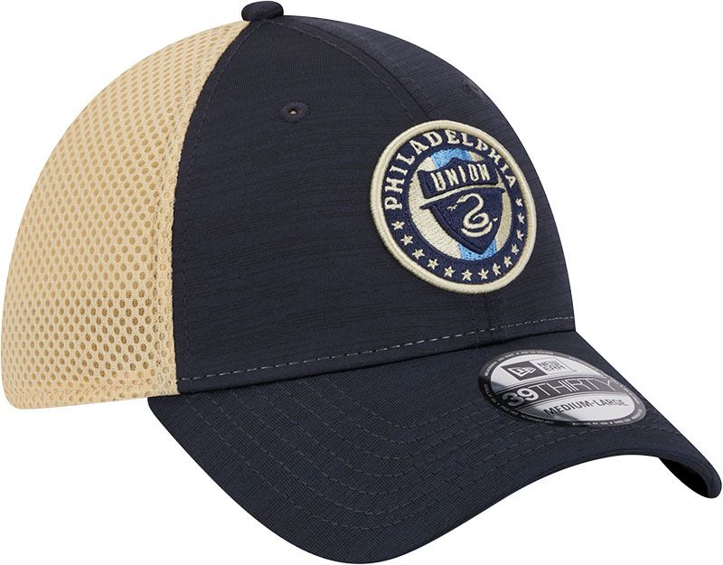 New Era Adult Philadelphia Union 39Thirty Gameday Tan Stretch Hat