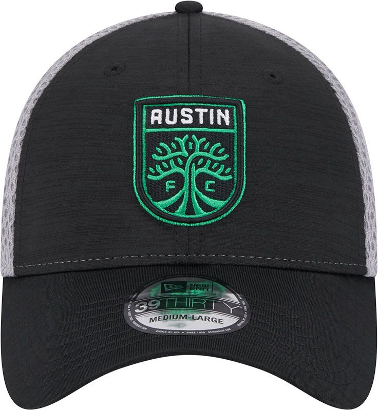 New Era Adult Austin FC 39Thirty Gameday Grey Stretch Hat