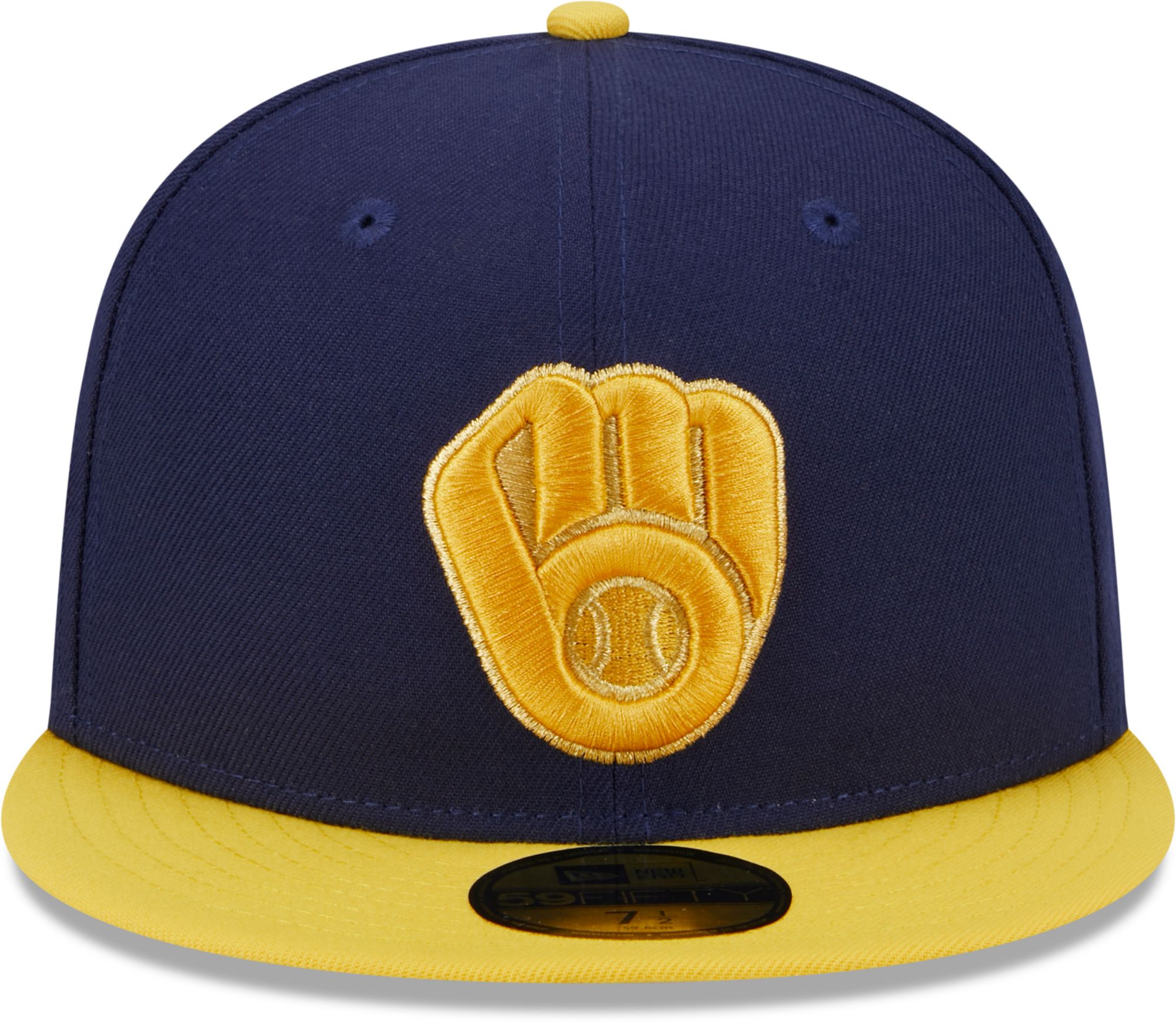 New Era Adult Milwaukee Brewers Navy 39Thirty Stretch Fit Hat