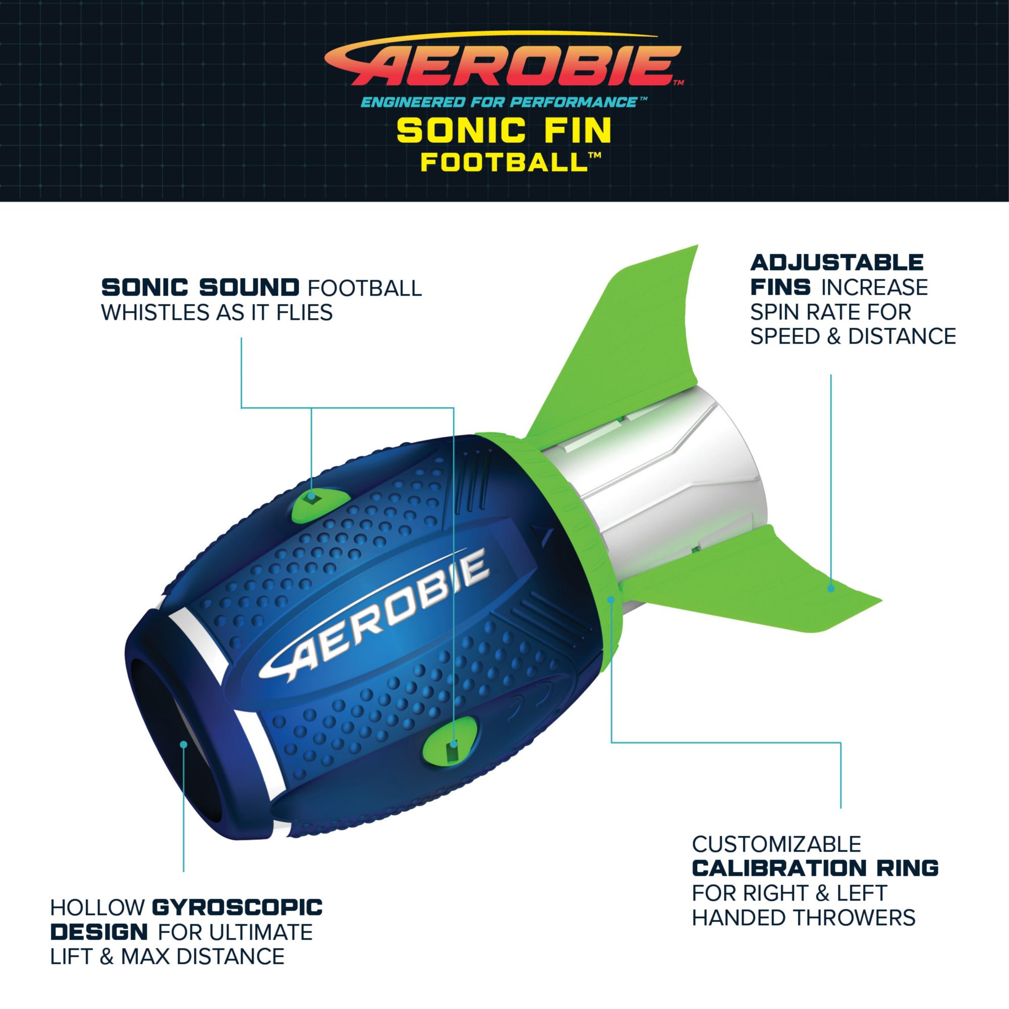 Aerobie Sonic FIN Football product image