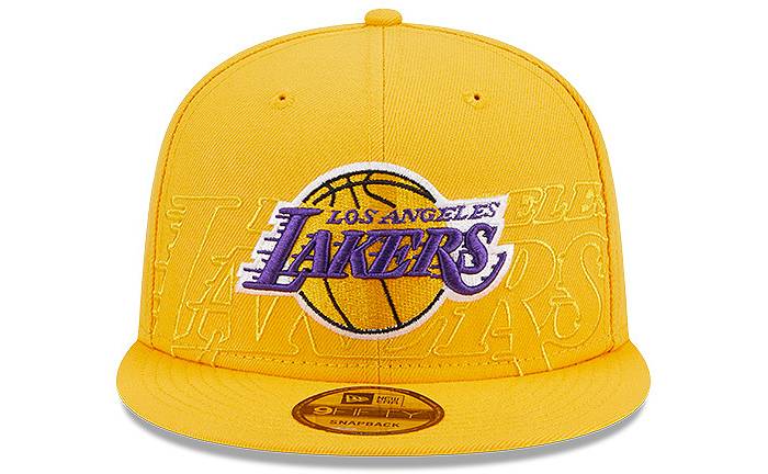 New Era L.A Lakers Snapback Hat NBA Official Game Black Game Cap Lebron  James
