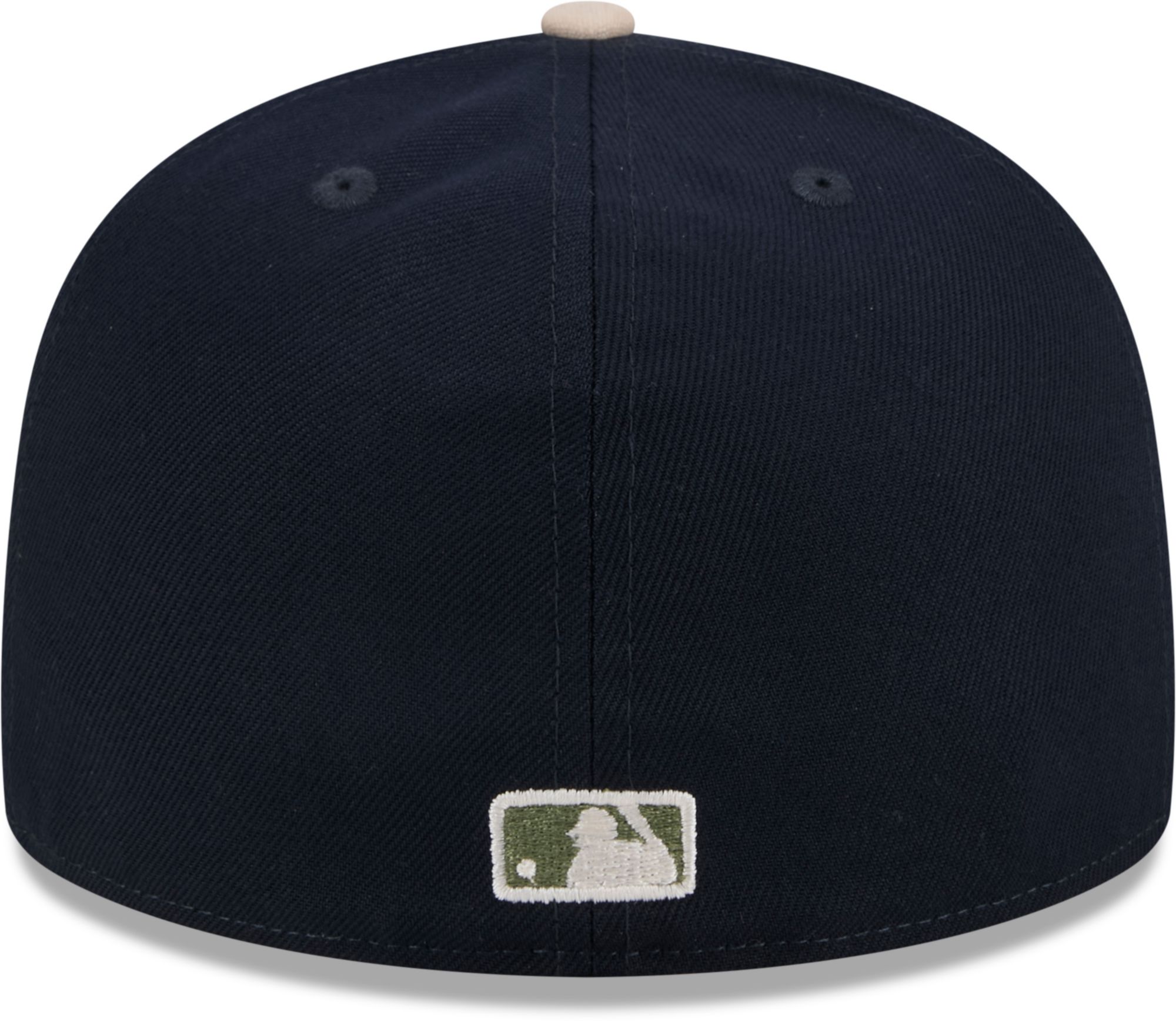 New Era Men's Boston Red Sox Navy Canvas A-Frame 59Fifty Fitted Hat