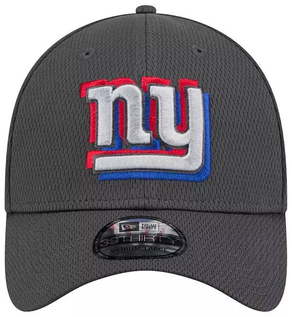 New Era Men's New York Giants 2024 NFL Draft Graphite 39Thirty Stretch Fit  Hat