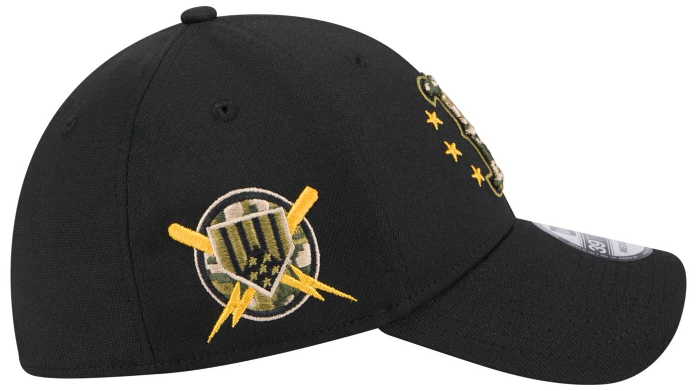 New Era Adult Boston Red Sox Armed Forces Day 2024 Black 39Thirty Stretch Fit Hat Dick s Sporting Goods