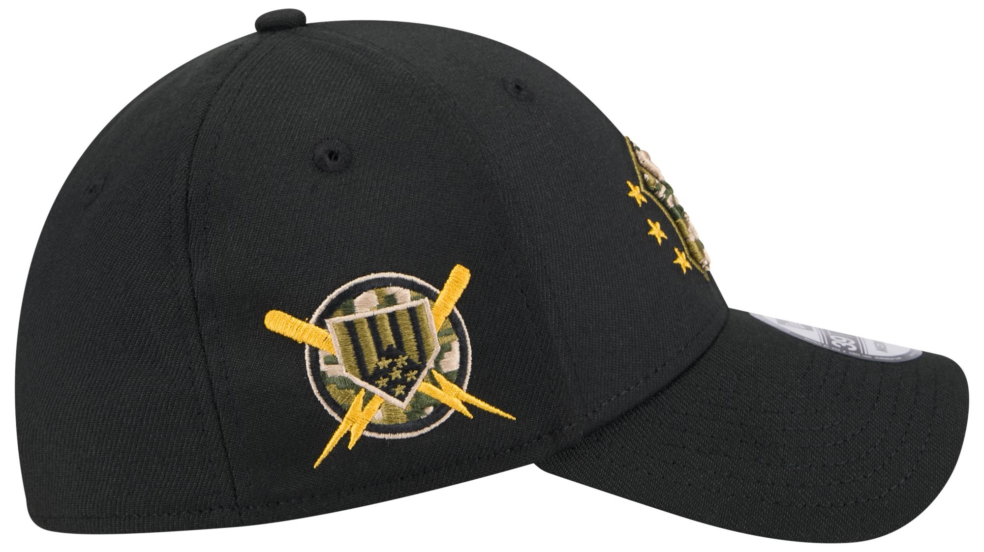 New Era Adult New York Yankees Armed Forces Day 2024 Black 39Thirty Stretch Fit Hat product image