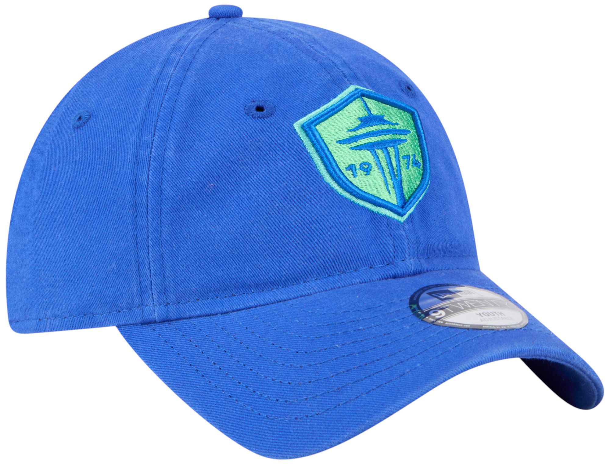 New Era Youth Seattle Sounders Light Blue Logo 9Twenty Adjustable Hat product image
