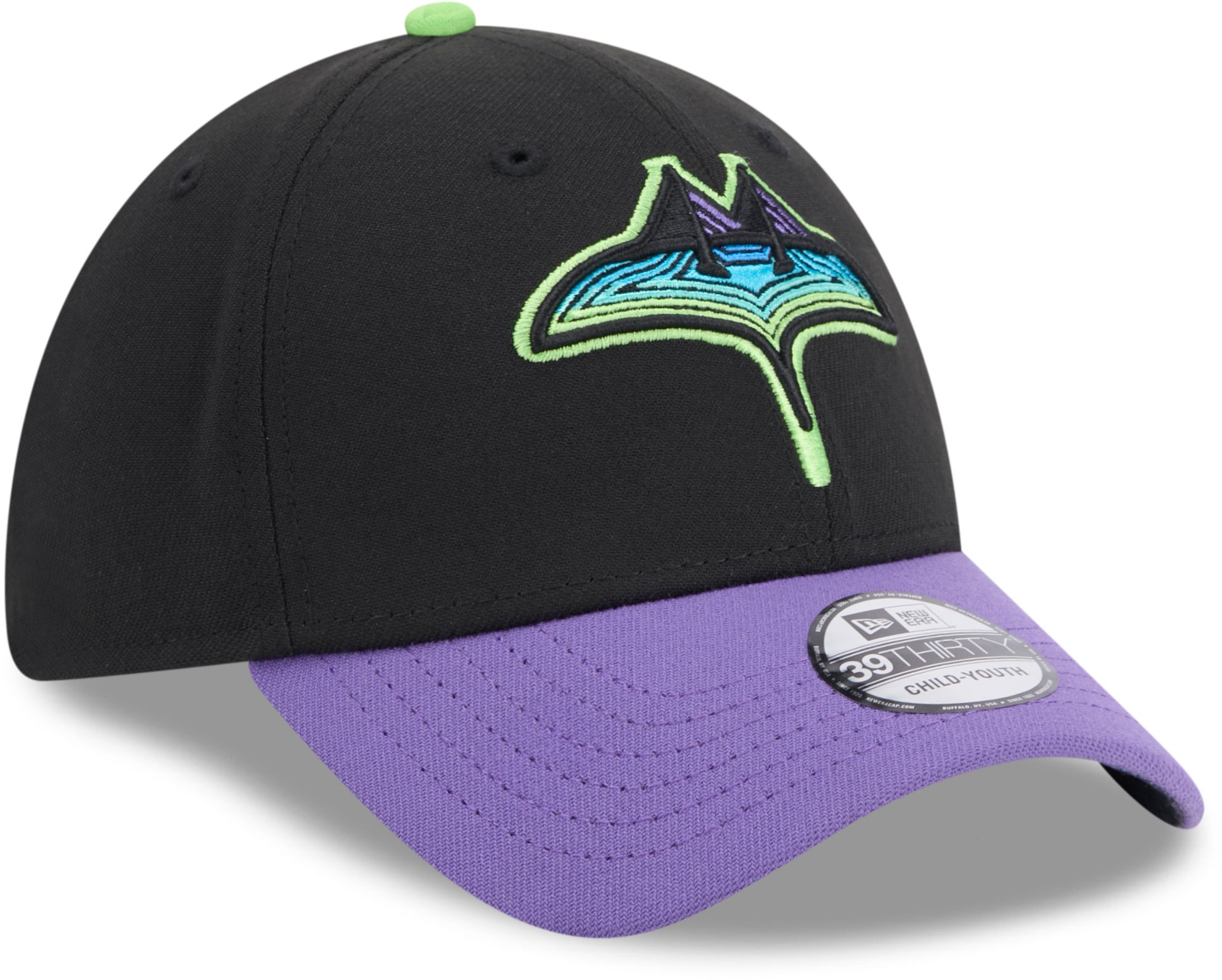 New Era Youth Tampa Bay Rays City Connect 39Thirty Stretch Fit Hat product image