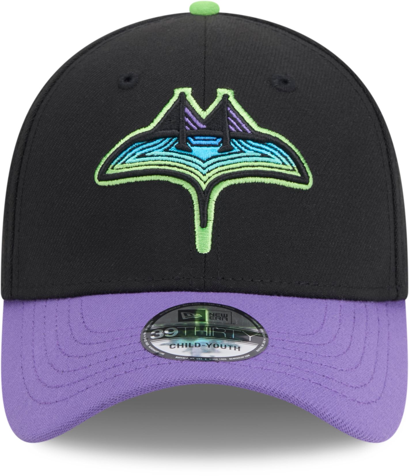 New Era Youth Tampa Bay Rays City Connect 39Thirty Stretch Fit Hat product image