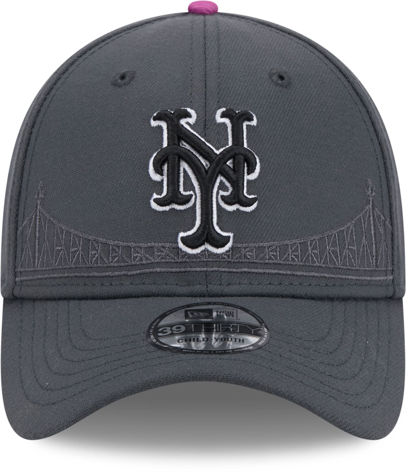 New Era Youth New York Mets City Connect 39Thirty Stretch Fit Hat product image