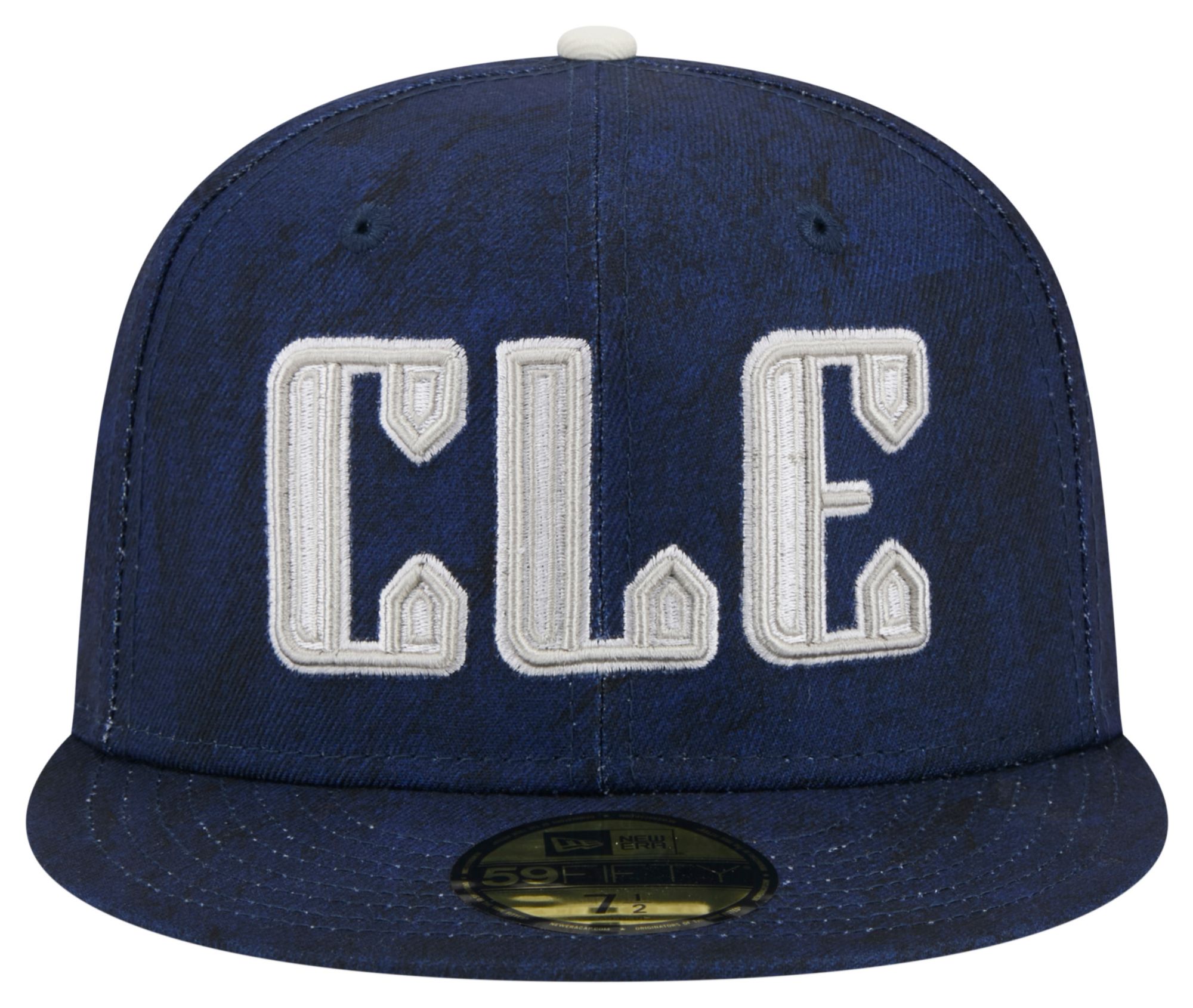 New Era Adult Cleveland Guardians Navy Logo 59Fifty Fitted Hat product image