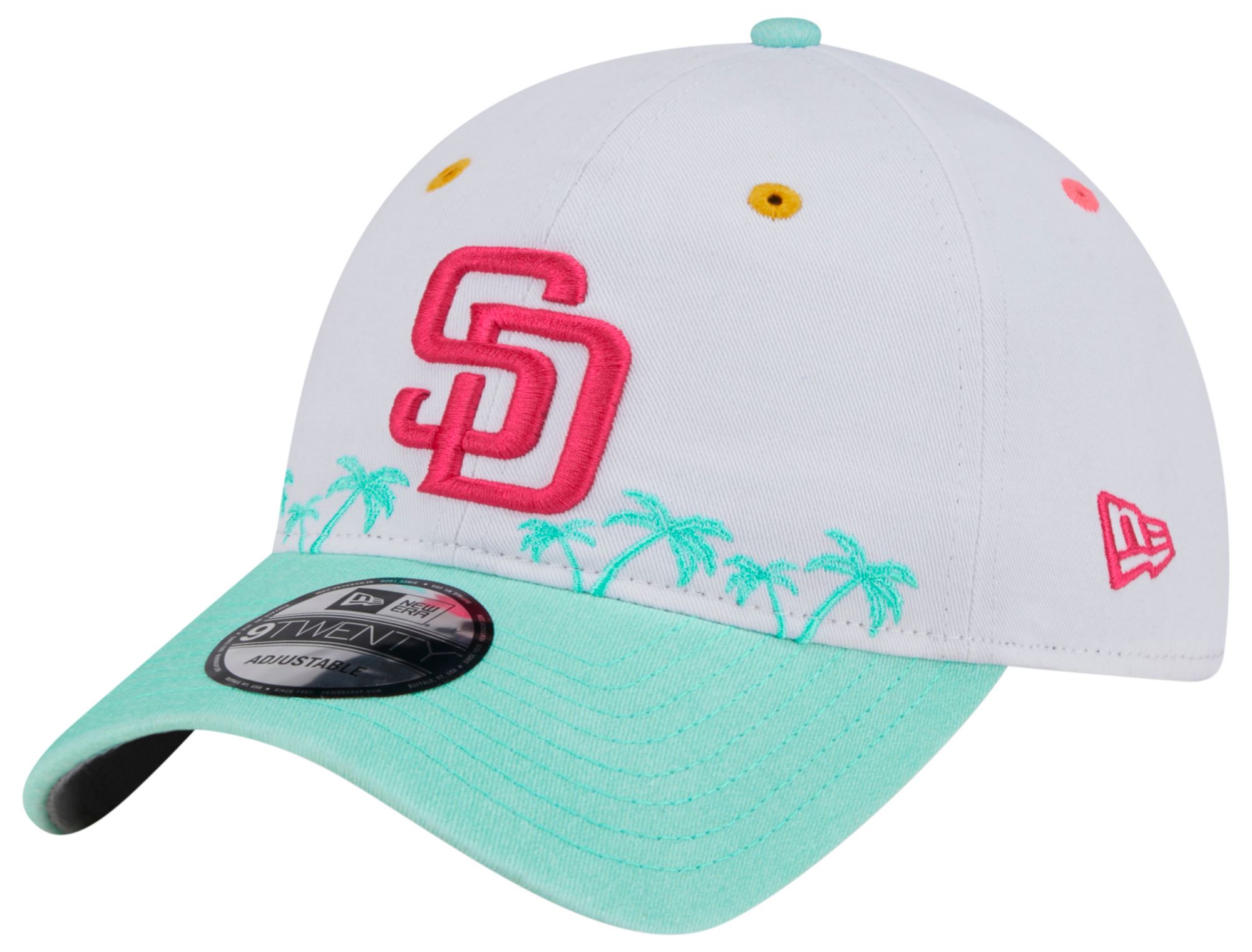 New Era Adult San Diego Padres White Fan Pack 9Twenty Adjustable Hat product image