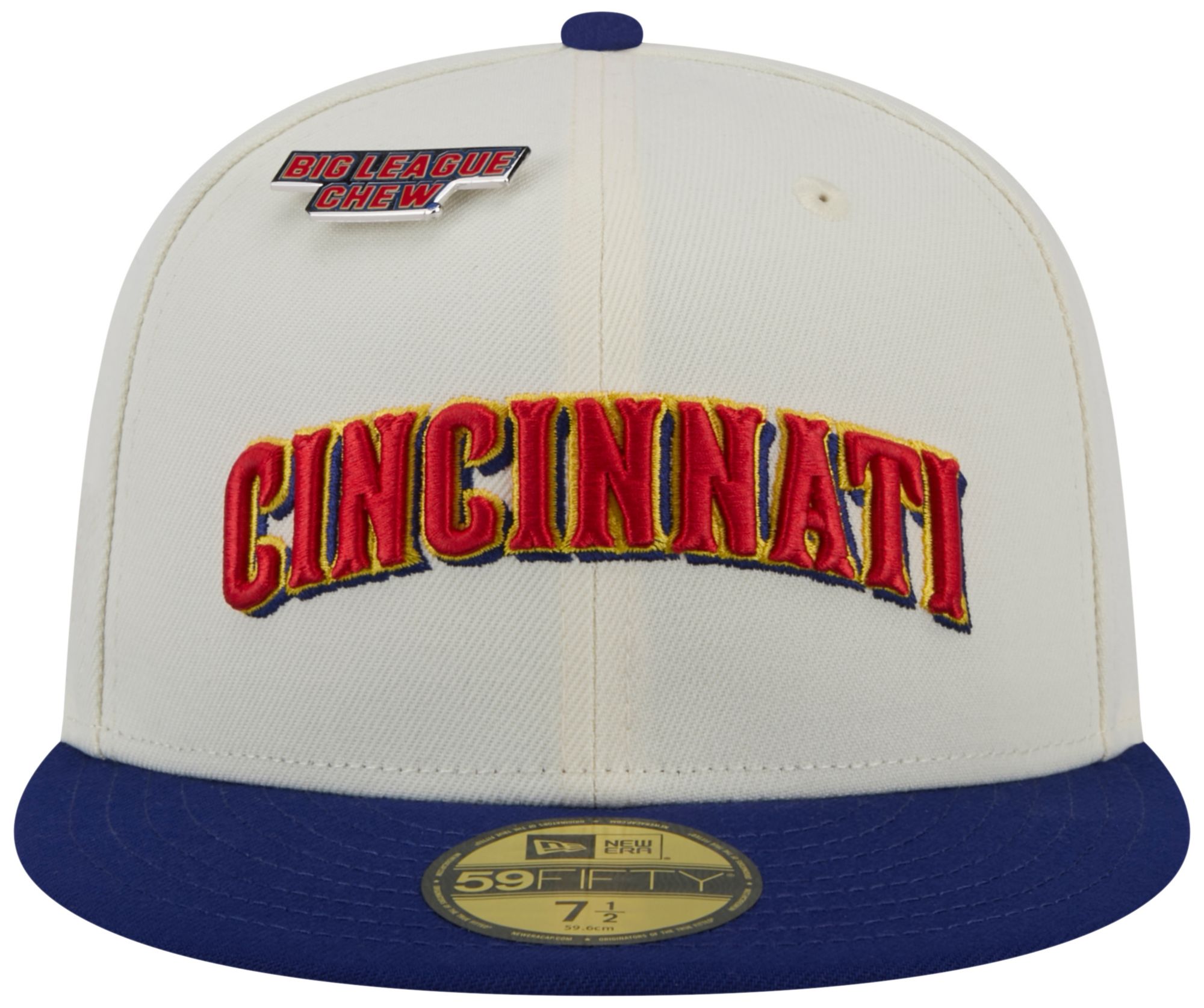New Era Adult Cincinnati Reds Big League Chew White 59Fifty Fitted Hat |  DICK'S Sporting Goods