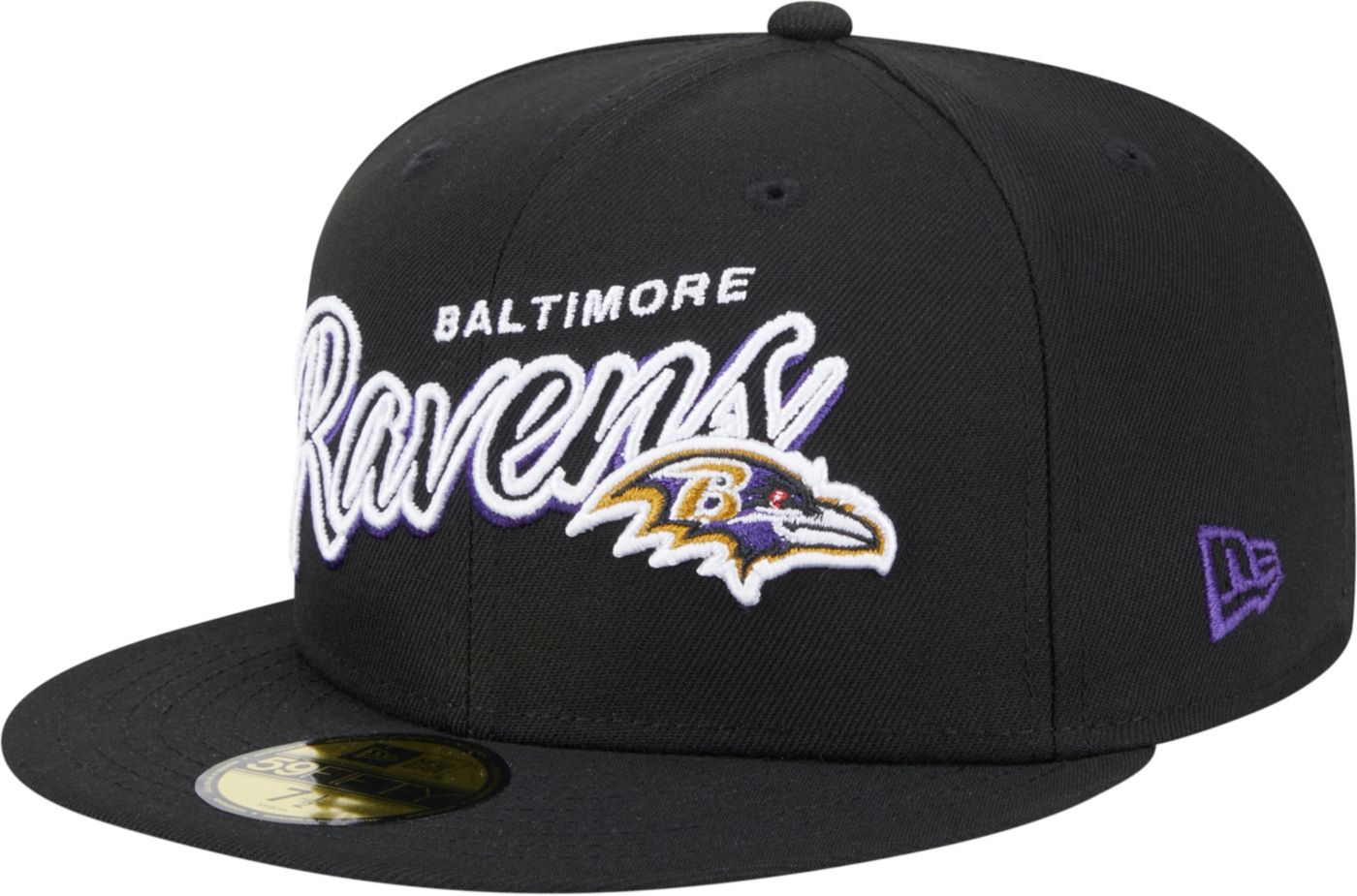 New era nfl black and team color 59fifty fitted cap on sale