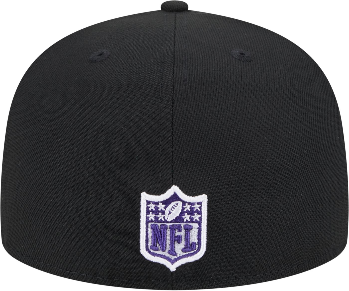 New era nfl black and team color 59fifty fitted cap hotsell