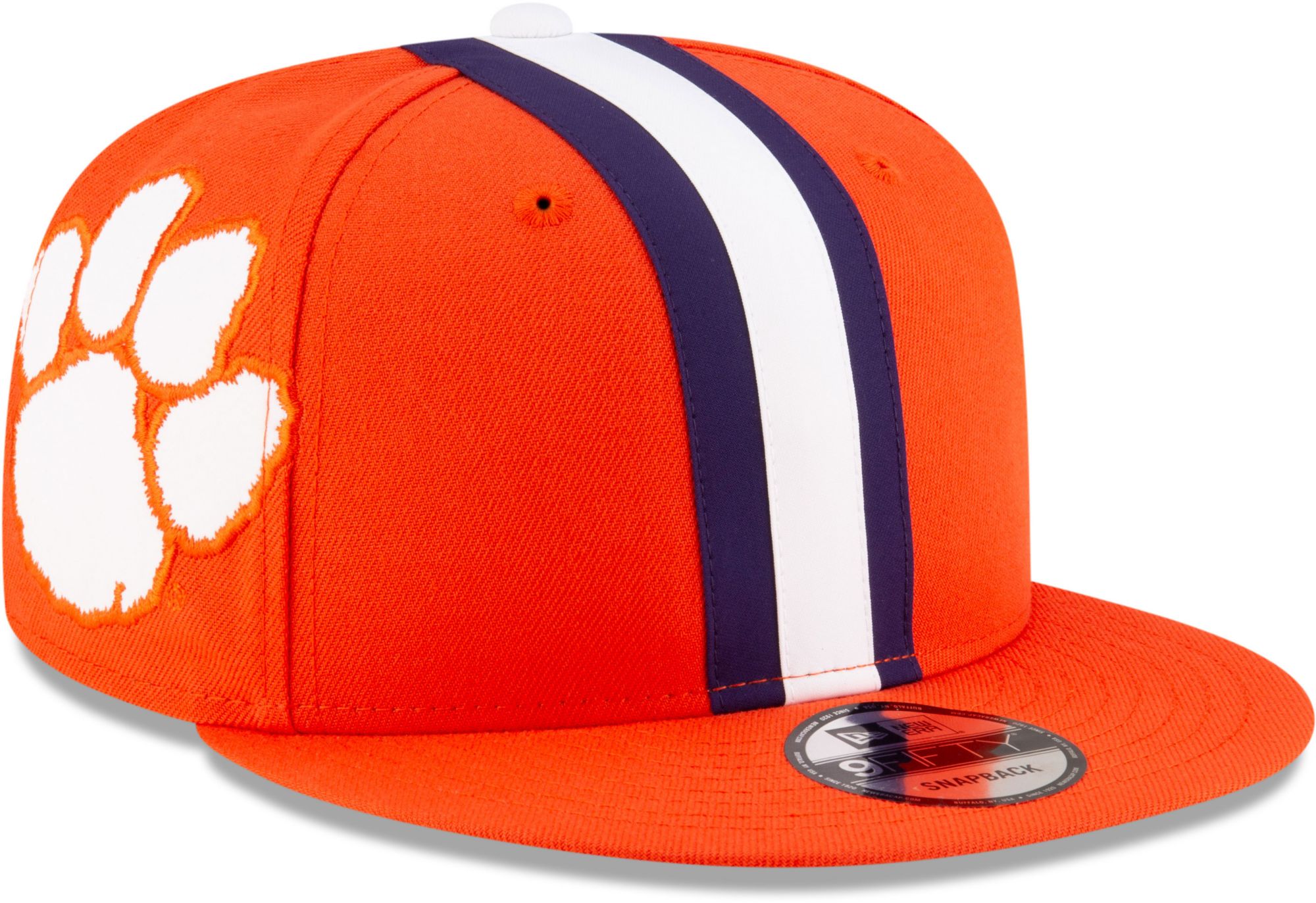 New Era Men's Clemson Tigers Orange 9Fifty Helmet Adjustable Hat product image