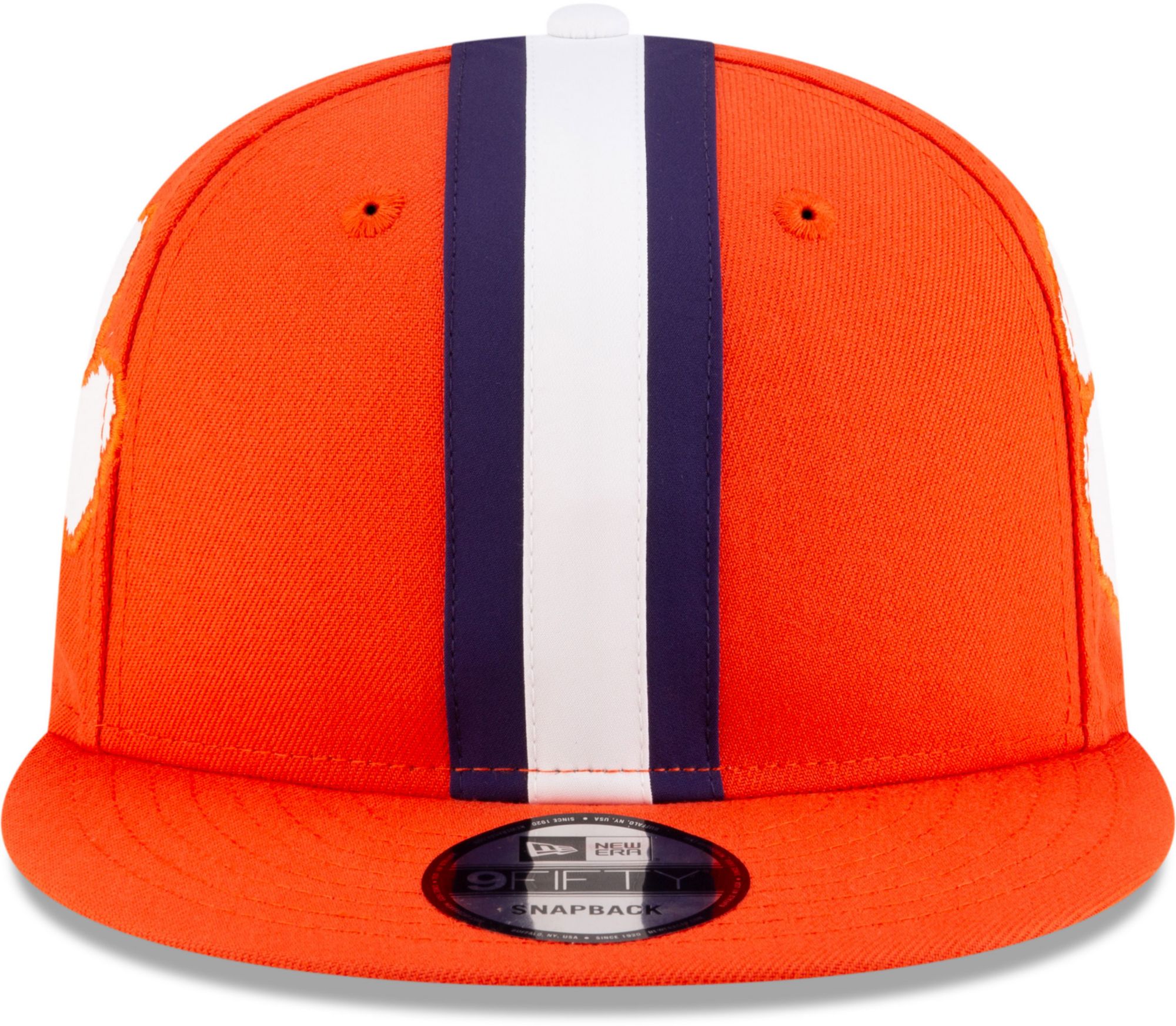 New Era Men's Clemson Tigers Orange 9Fifty Helmet Adjustable Hat product image