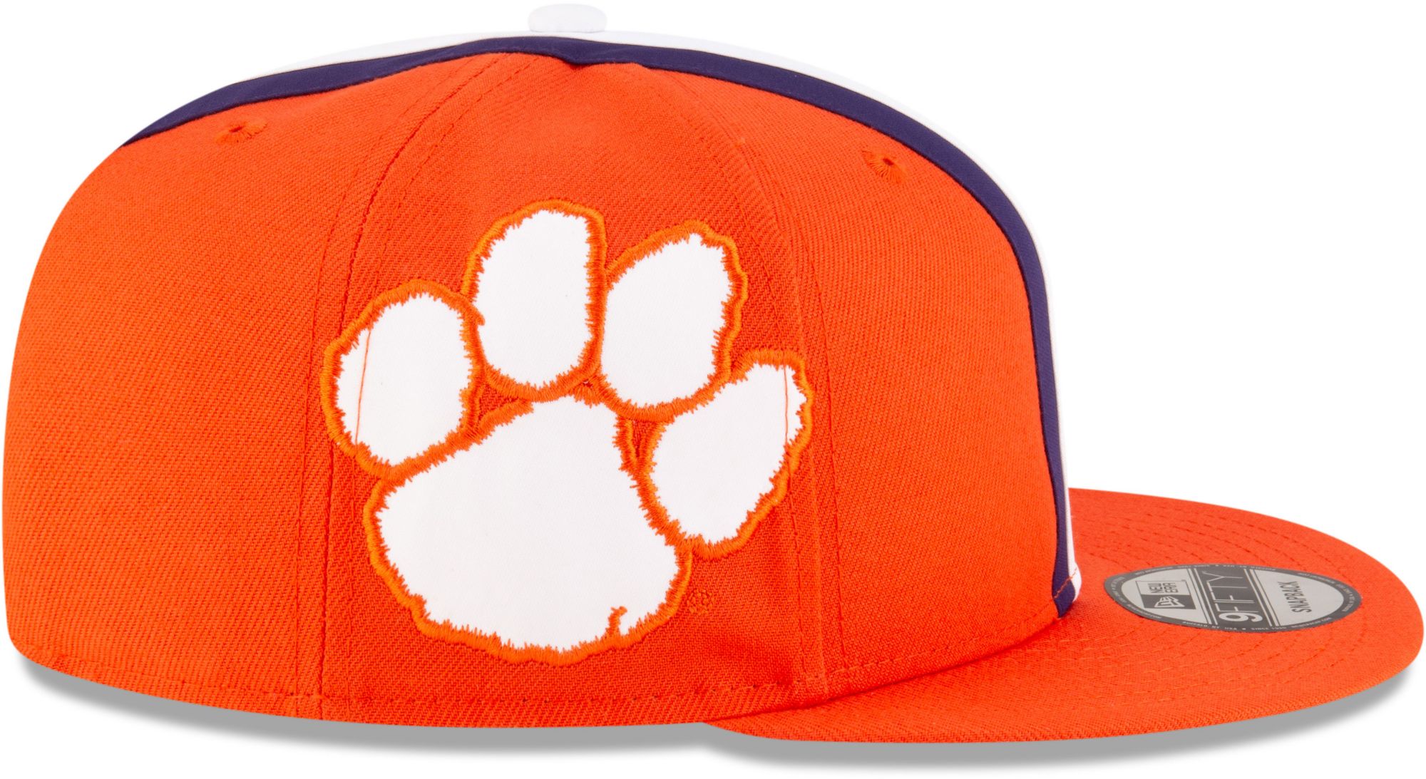 New Era Men's Clemson Tigers Orange 9Fifty Helmet Adjustable Hat product image