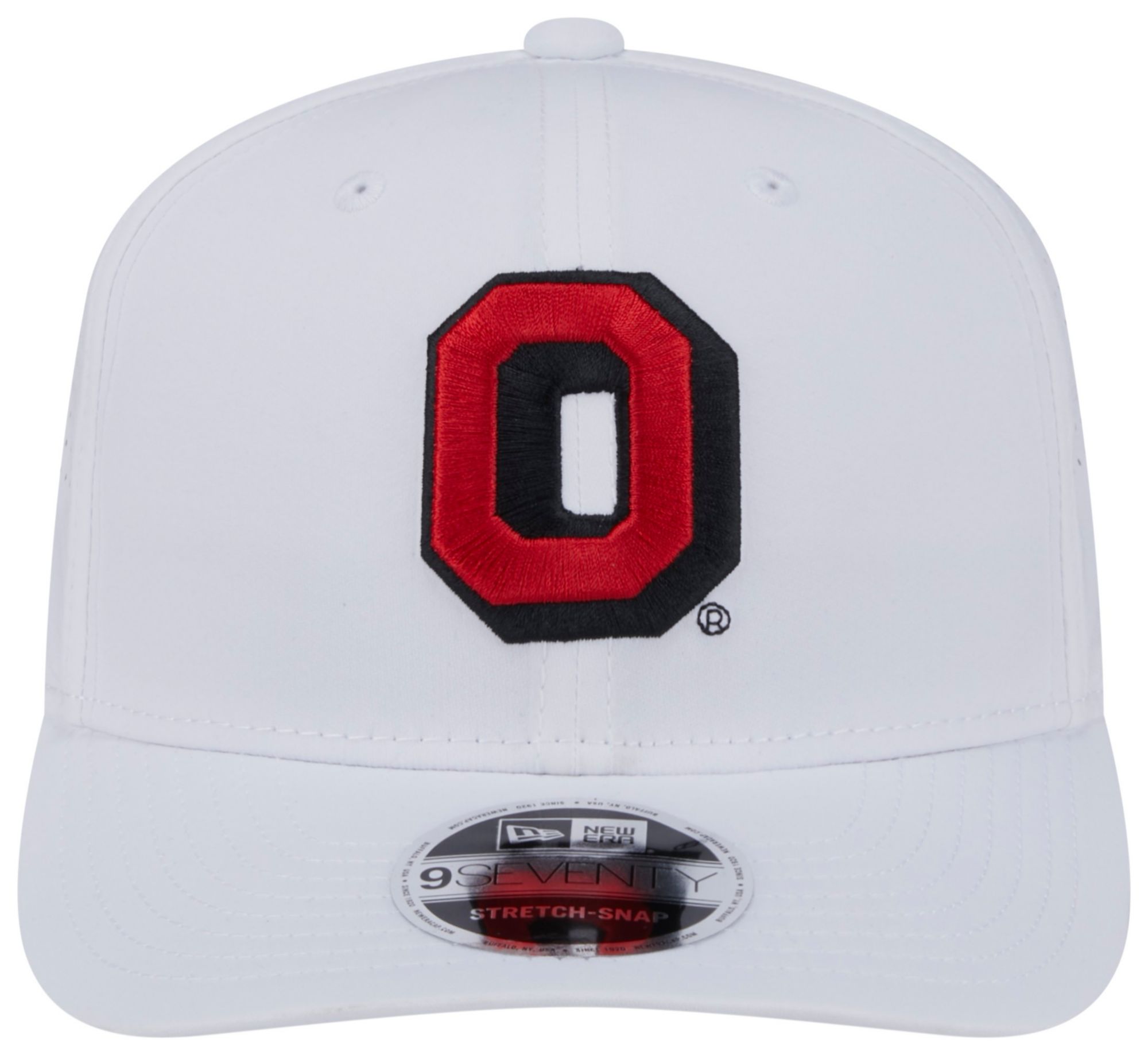New Era Adult Ohio State Buckeyes White 970 Adjustable Stretch-Snap Hat product image