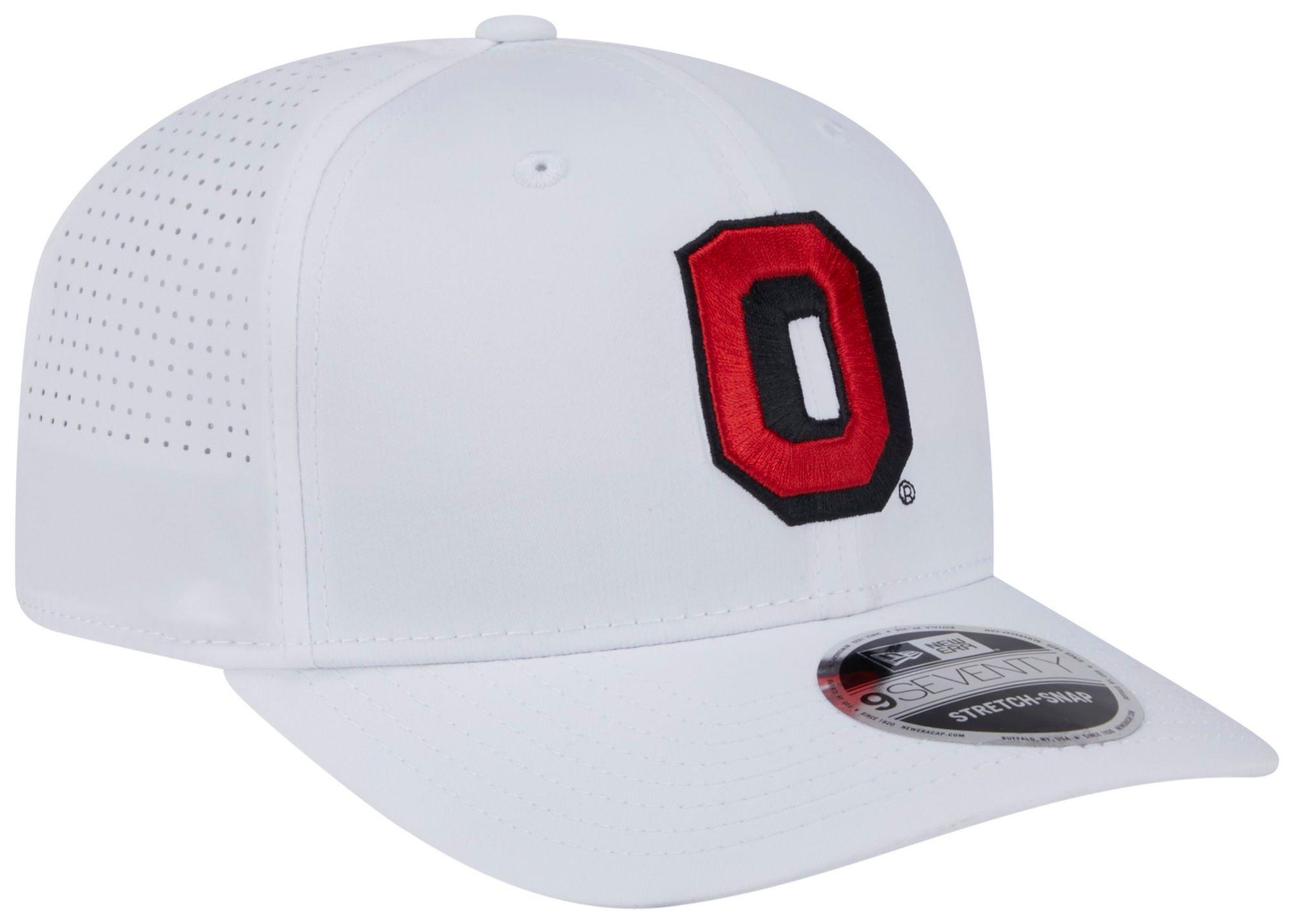 New Era Adult Ohio State Buckeyes White 970 Adjustable Stretch-Snap Hat product image