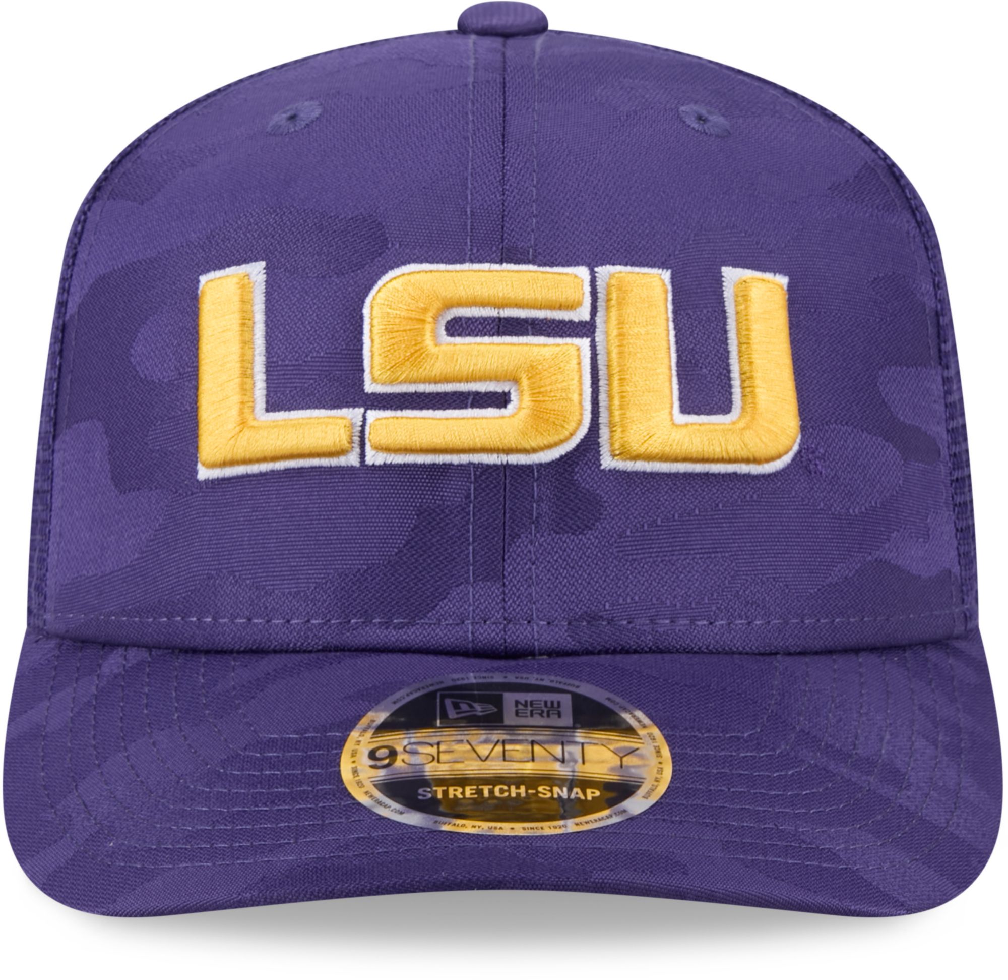 New Era Men's LSU Tigers Tonal Camo 970  Adjustable Trucker Hat product image