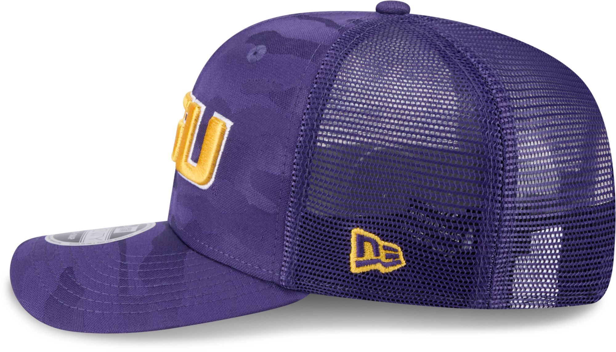 New Era Men's LSU Tigers Tonal Camo 970  Adjustable Trucker Hat product image