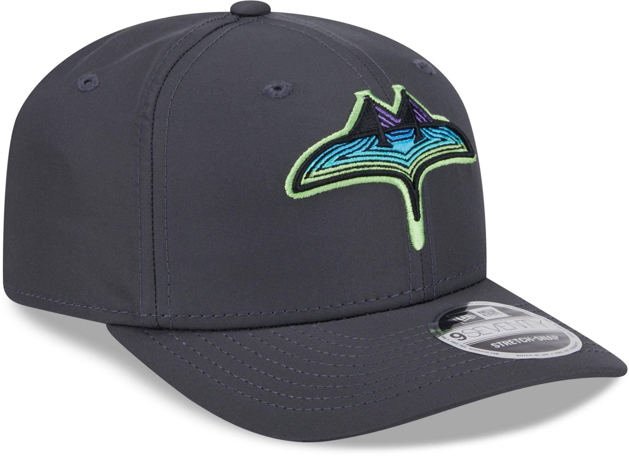 New Era Adult Tampa Bay Rays Evergreen City Connect 9Seventy Stretch Snap Hat product image