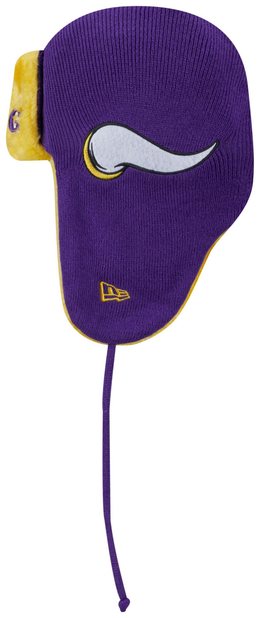 New Era Adult Minnesota Vikings Purple Trapper Knit Hat Dick's