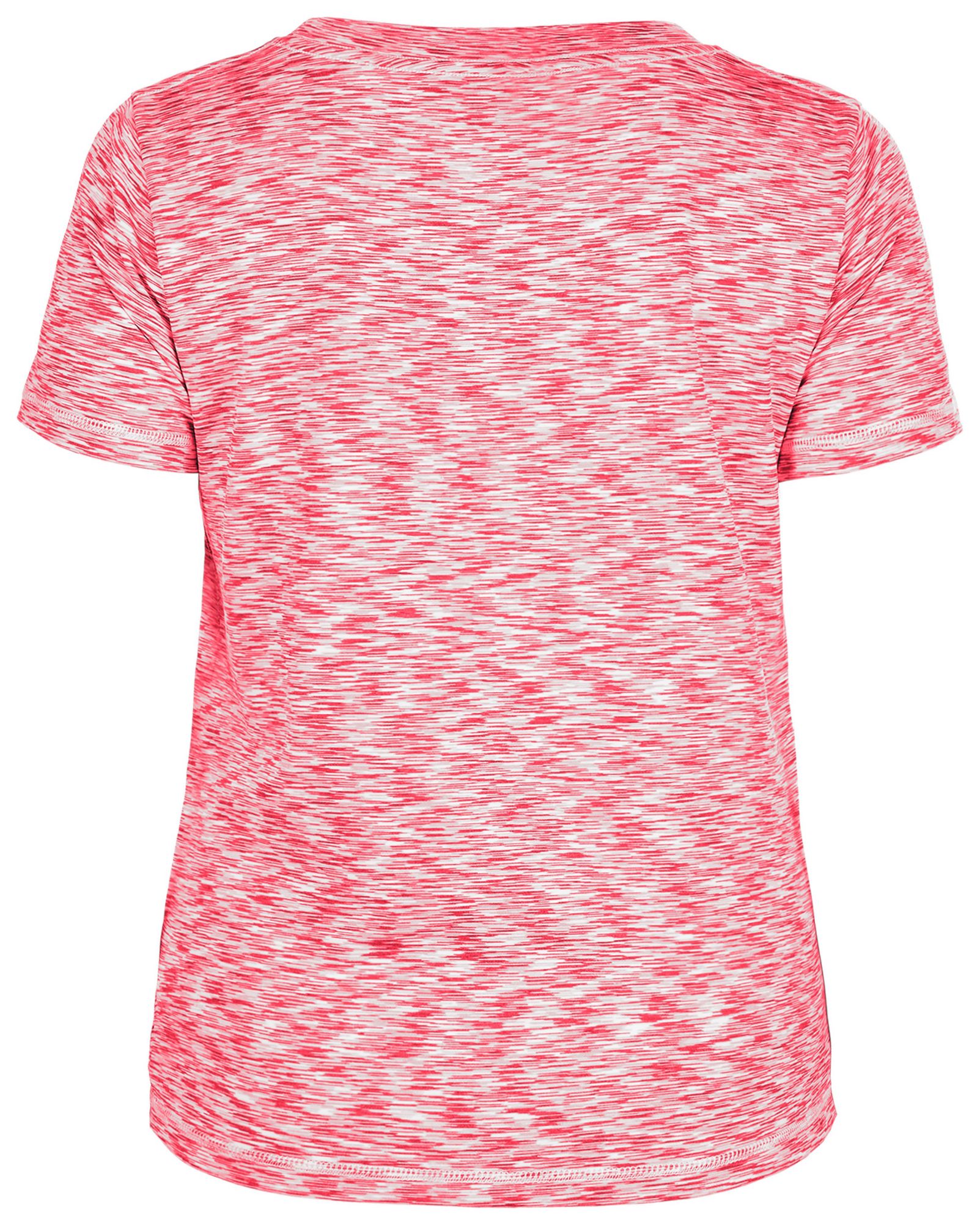 New Era Women's Atlanta Falcons Space-Dye Glitter Red T-Shirt product image