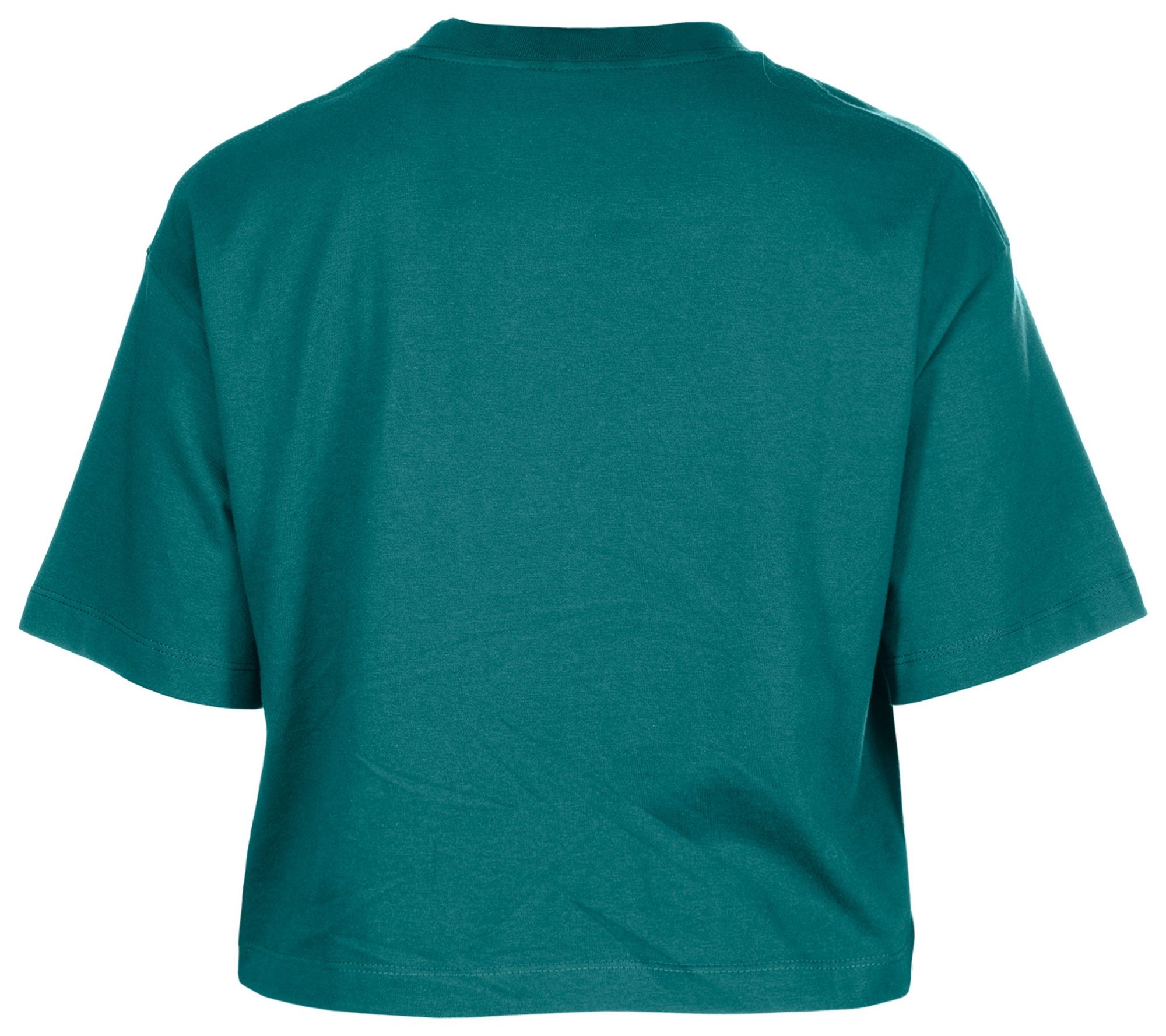 New Era Women's Miami Dolphins Panel Boxy Turquoise T-Shirt product image