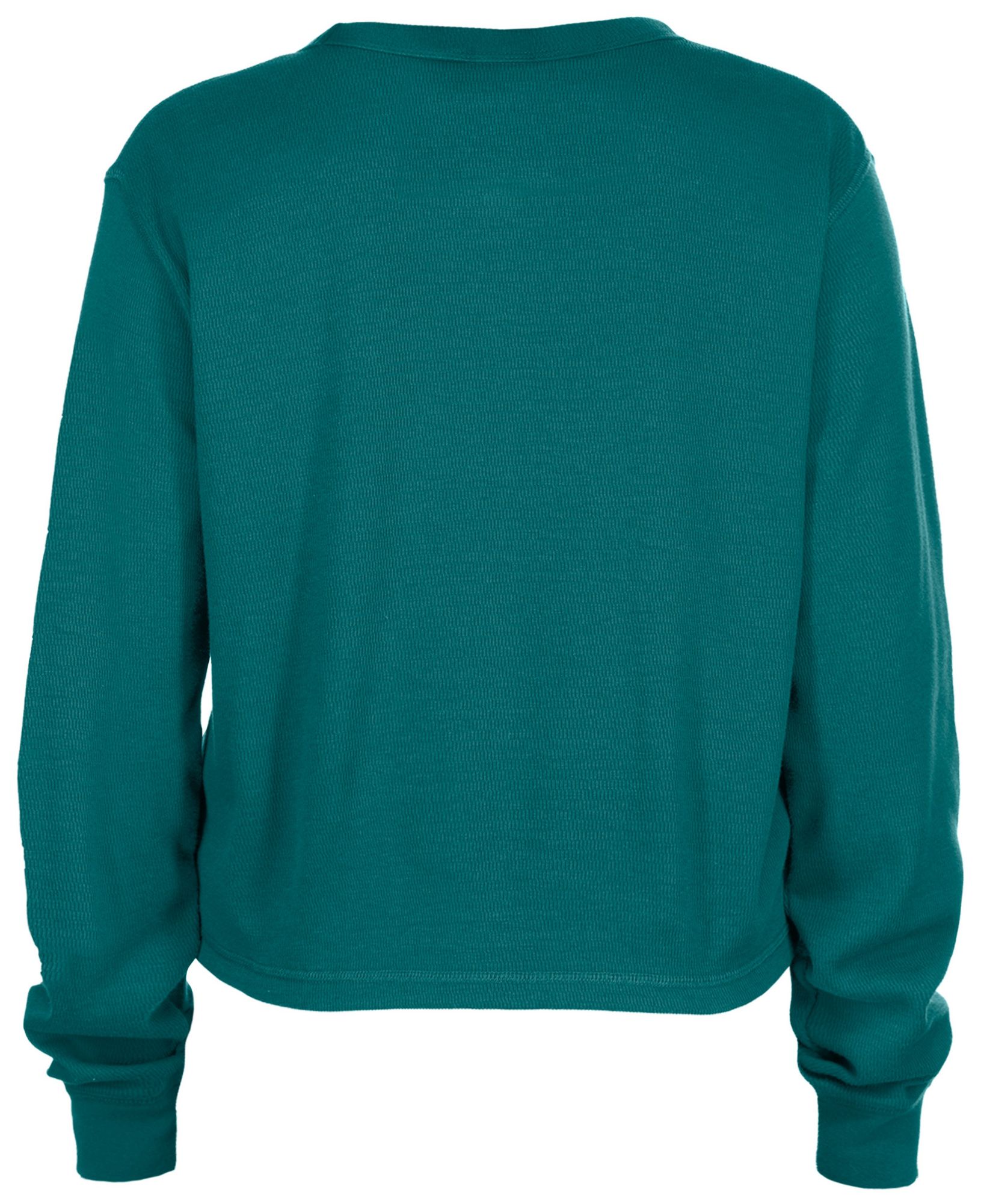 New Era Women's Miami Dolphins Thermal Turquoise Long Sleeve T-Shirt product image