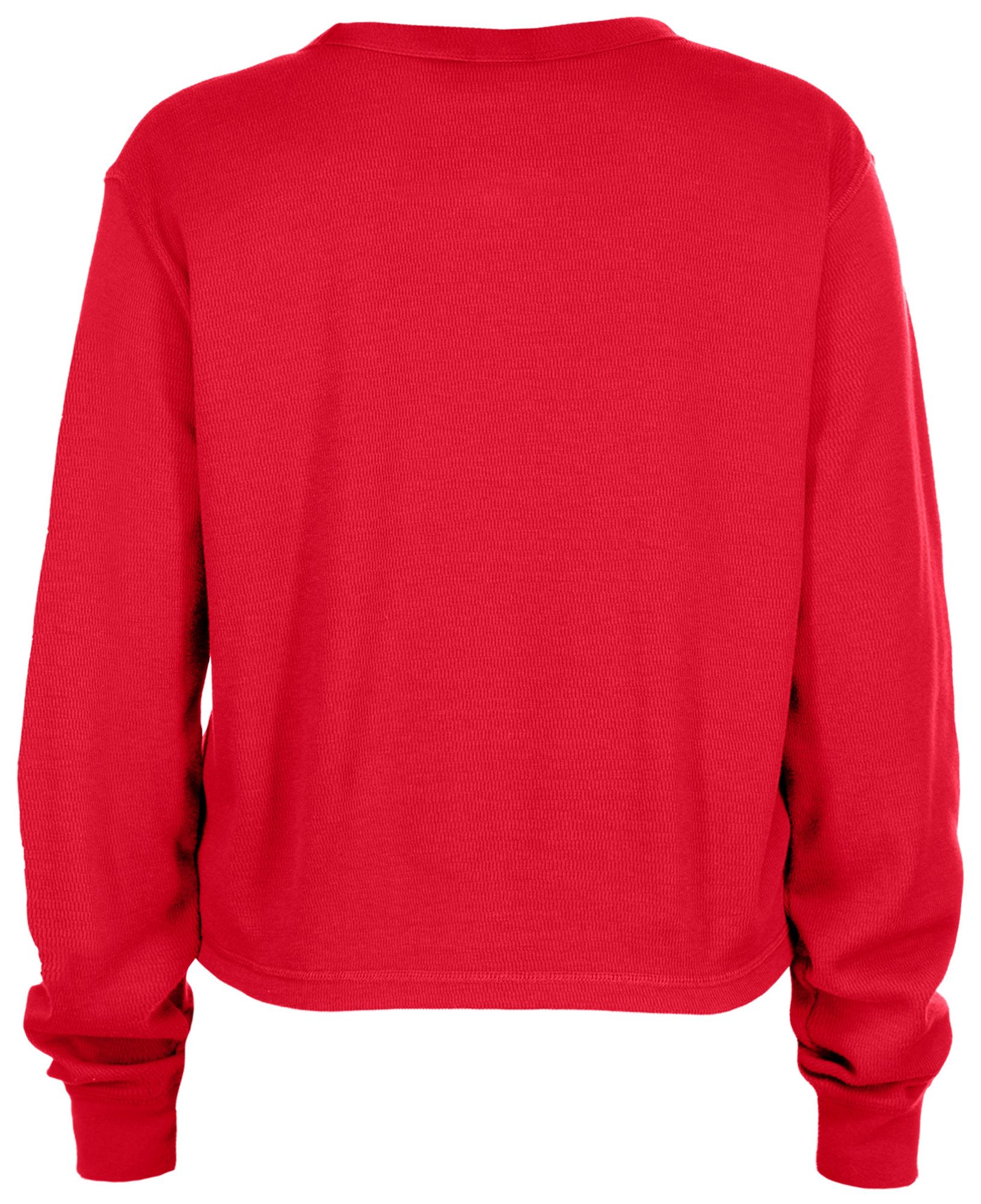 New Era Women's Kansas City Chiefs Thermal Red Long Sleeve T-Shirt product image