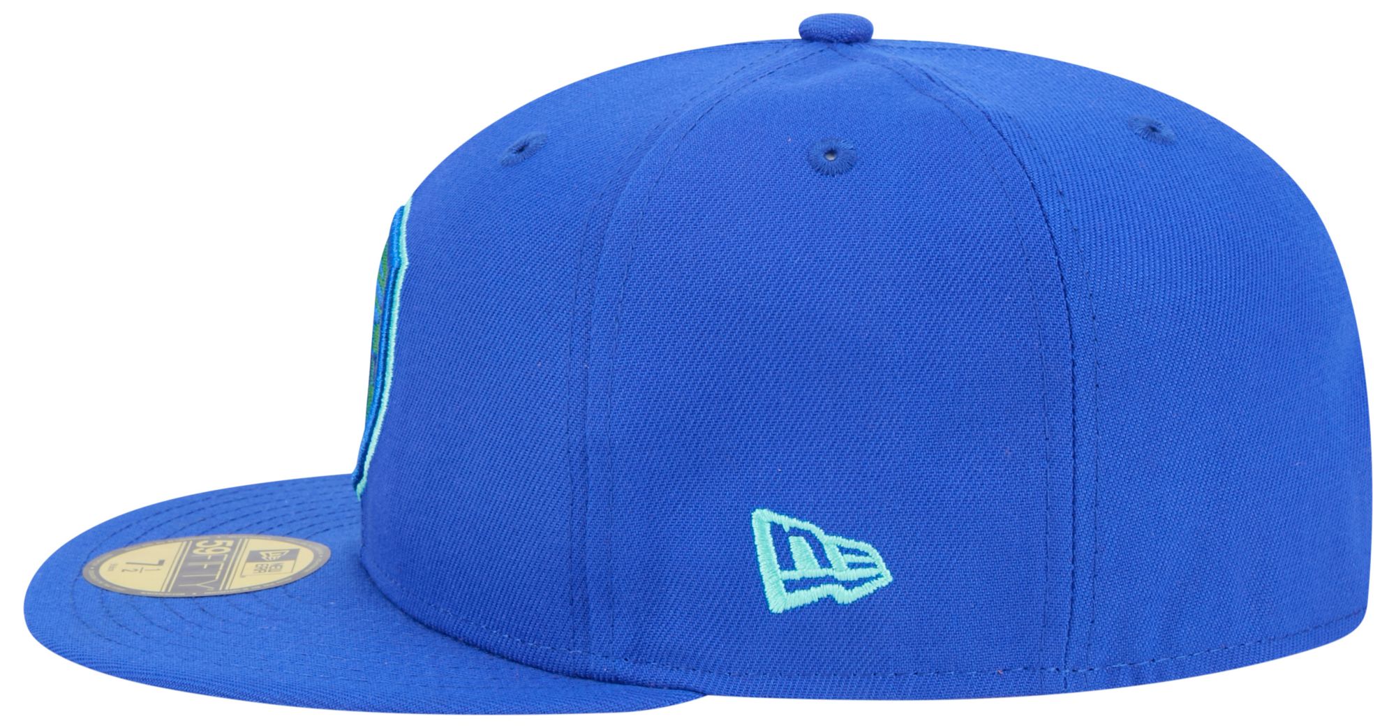 New Era Adult Seattle Sounders Bright Blue Logo 59Fifty Fitted Hat product image