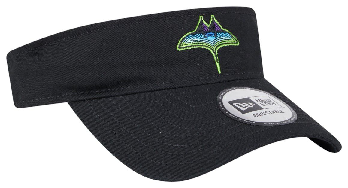 New Era Adult Tampa Bay Rays Black Logo Visor product image