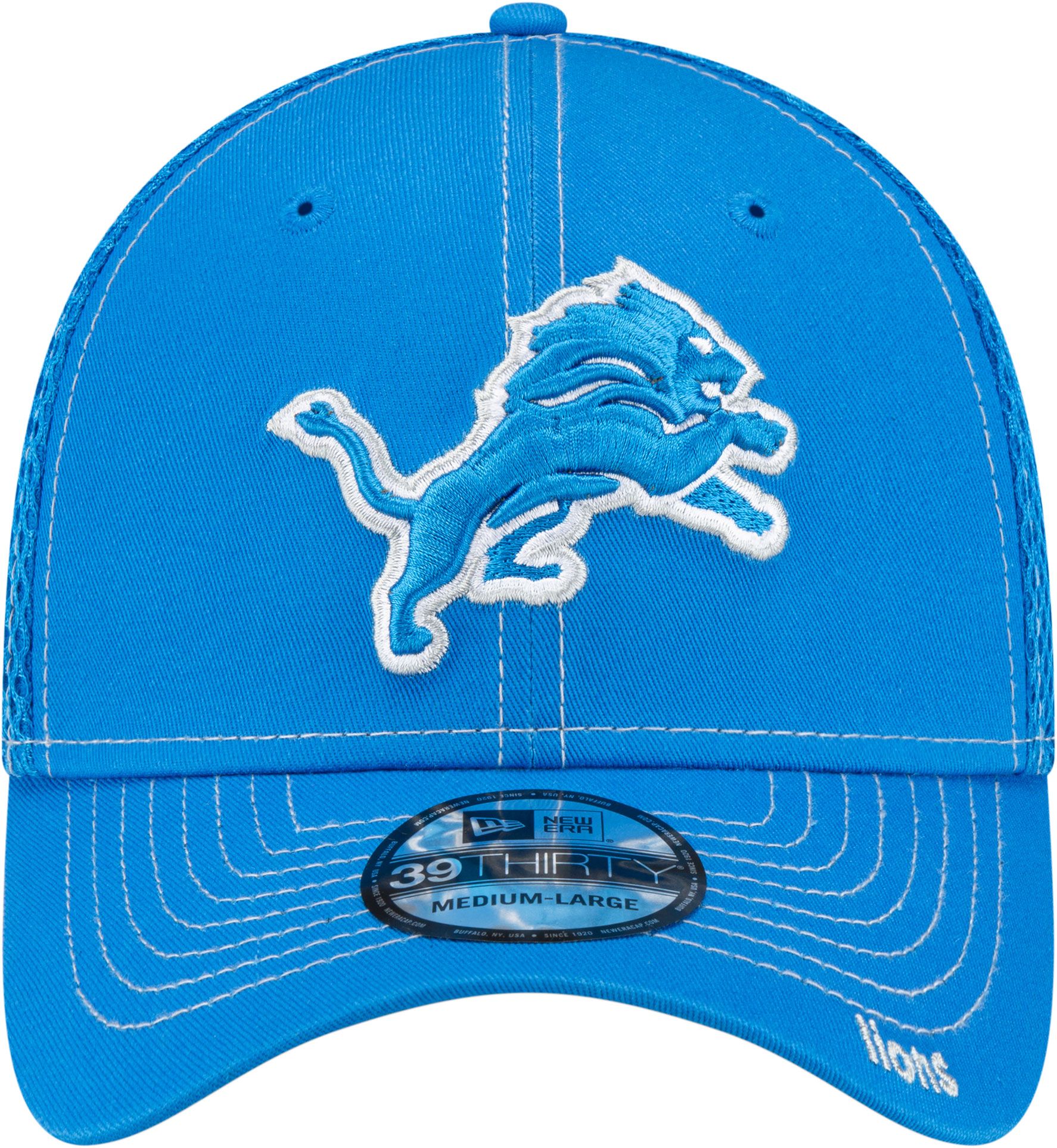 New Era Men's Detroit Lions Neo 39Thirty Blue Stretch Fit Hat product image