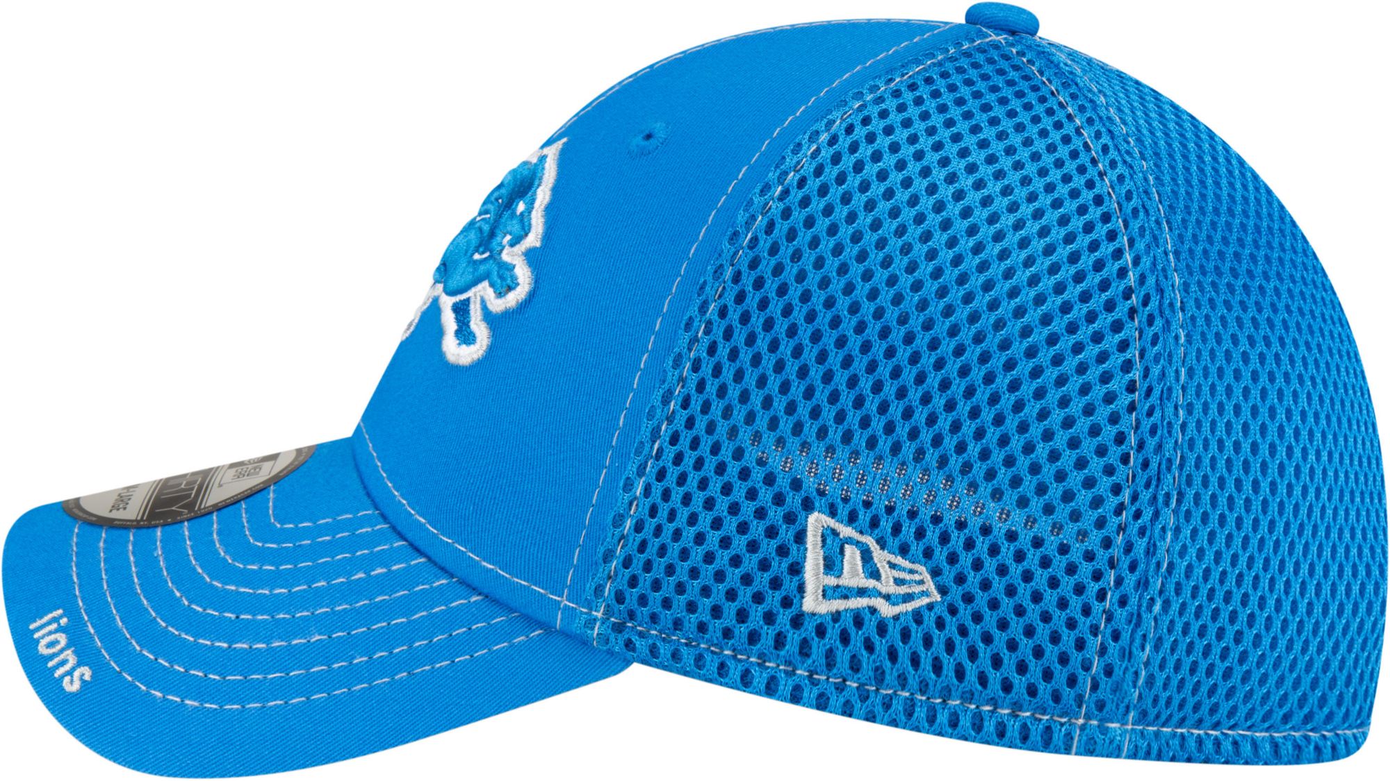 New Era Men's Detroit Lions Neo 39Thirty Blue Stretch Fit Hat product image