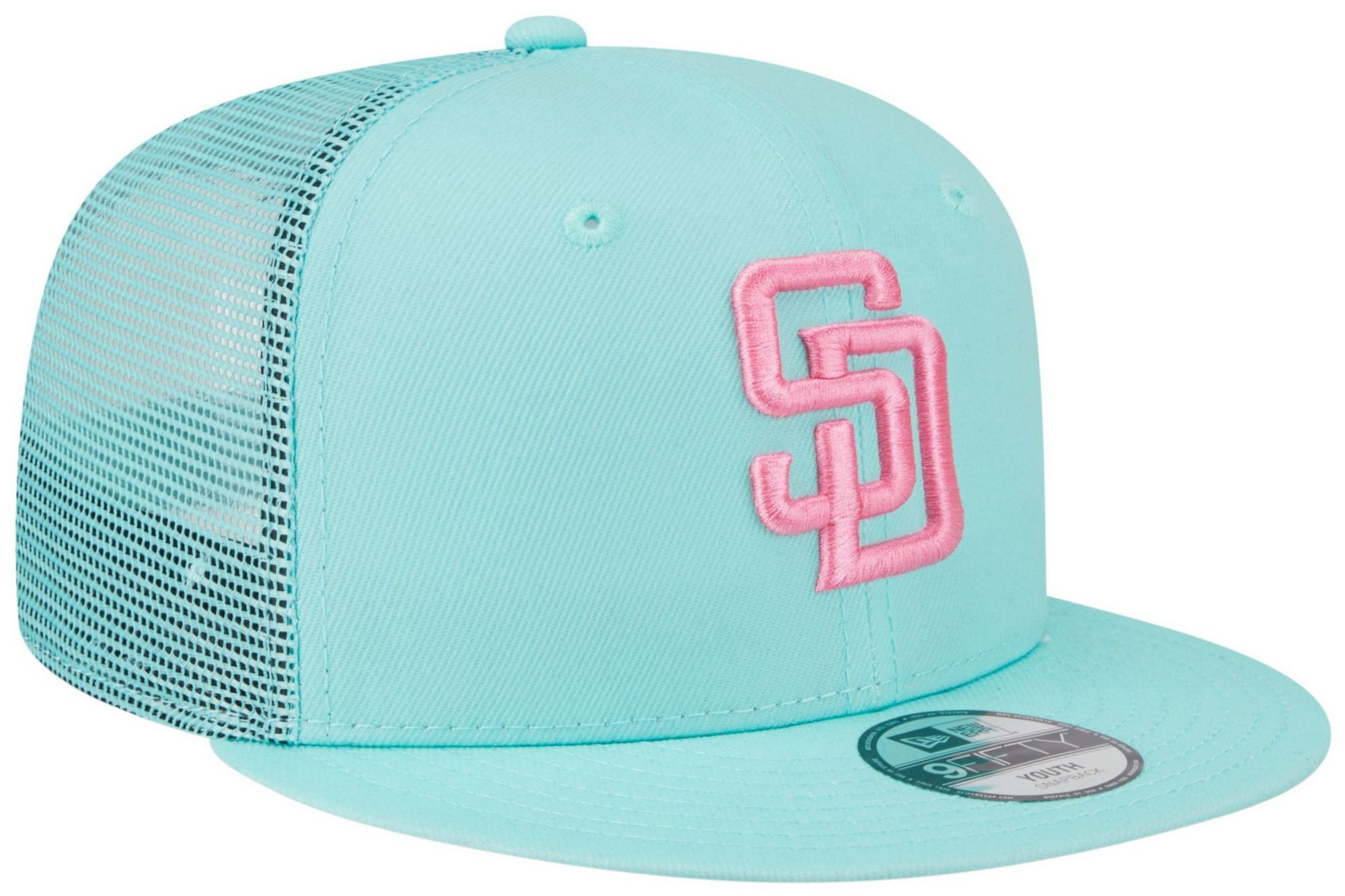 New Era Youth San Diego Padres City Connect 2025 9Fifty Adjustable Trucker Hat product image
