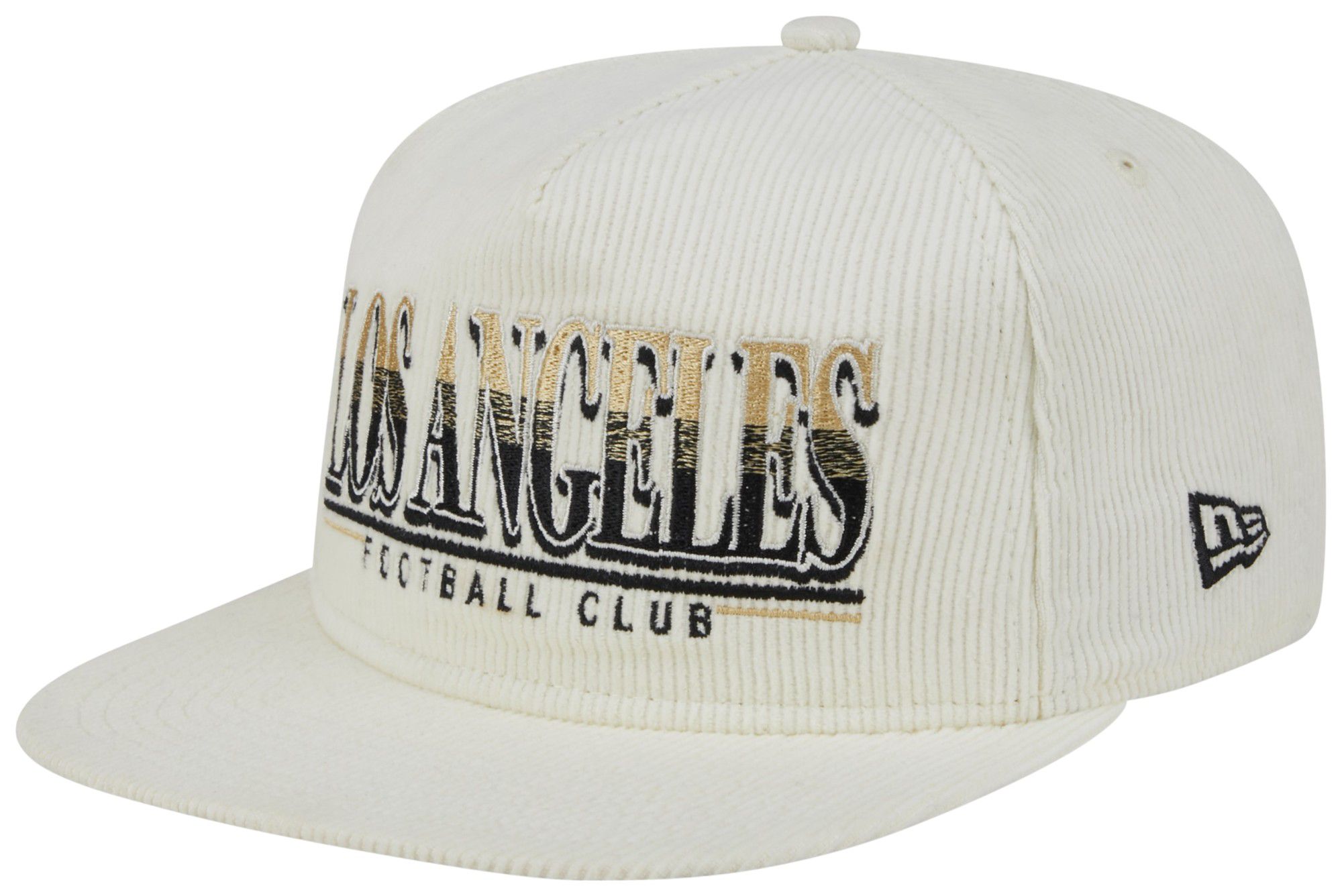 New Era Adult Los Angeles FC 2024 Golfer Rope Off White Adjustable Hat product image