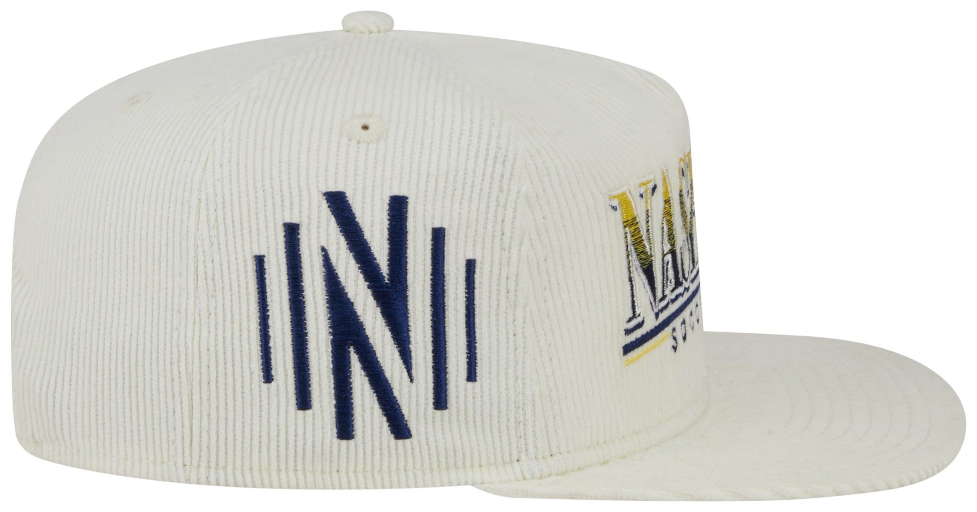 New Era Adult Nashville SC 2024 Golfer Rope Off White Adjustable Hat product image