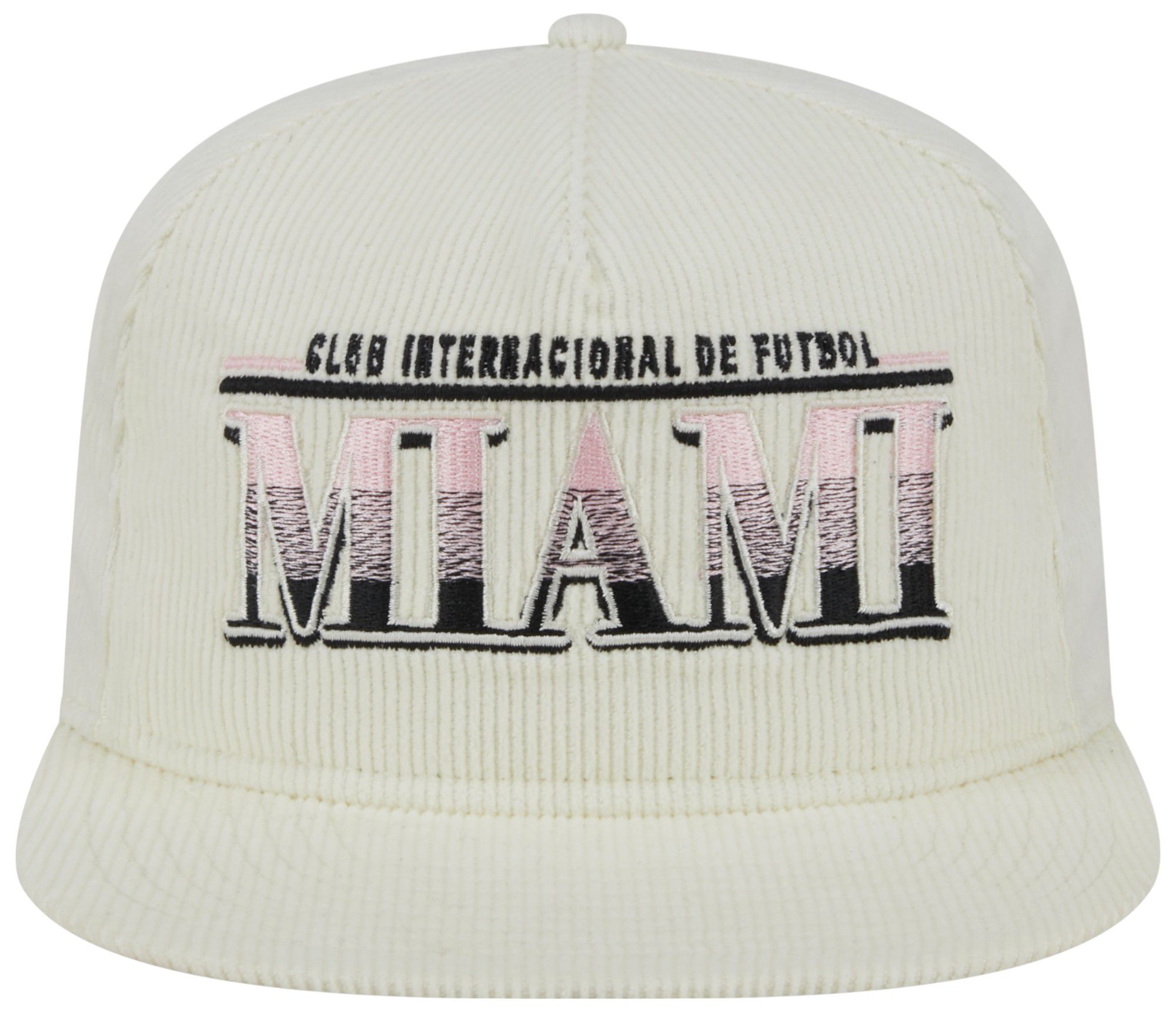 New Era Adult Inter Miami CF 2024 Golfer Rope Off White Adjustable Hat product image